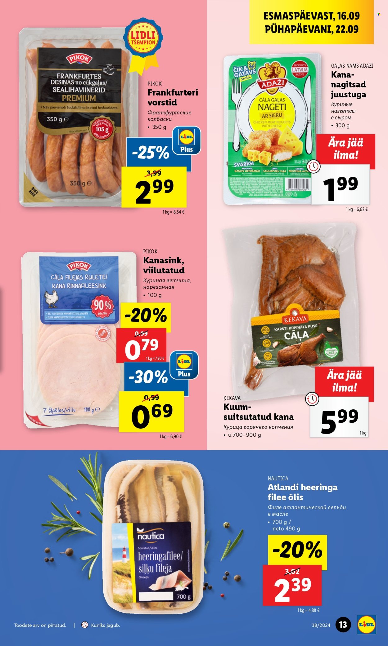 lidl - Lidl kliendileht - Kliendileht (16.09 - 22.09.2024) - page: 13