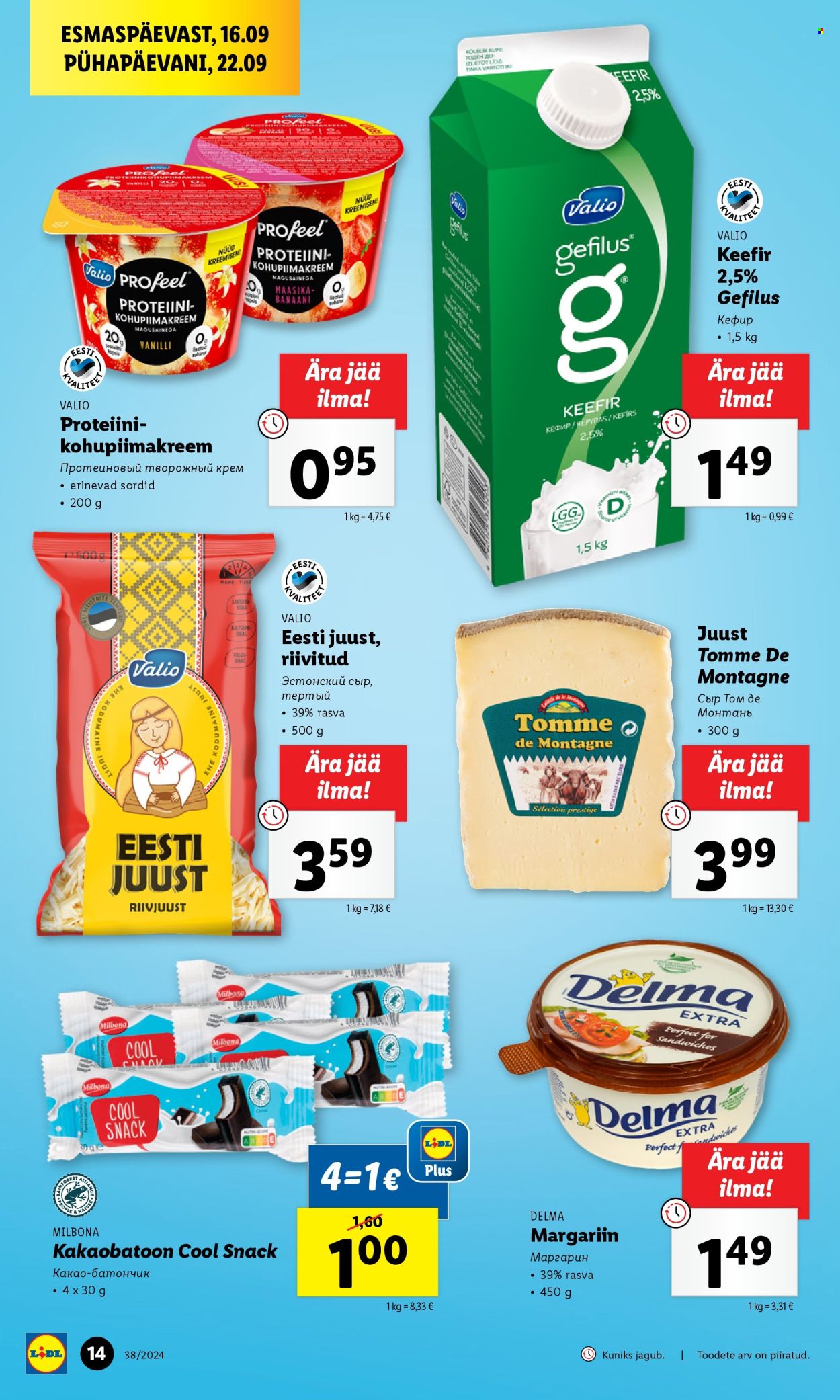 lidl - Lidl kliendileht - Kliendileht (16.09 - 22.09.2024) - page: 14