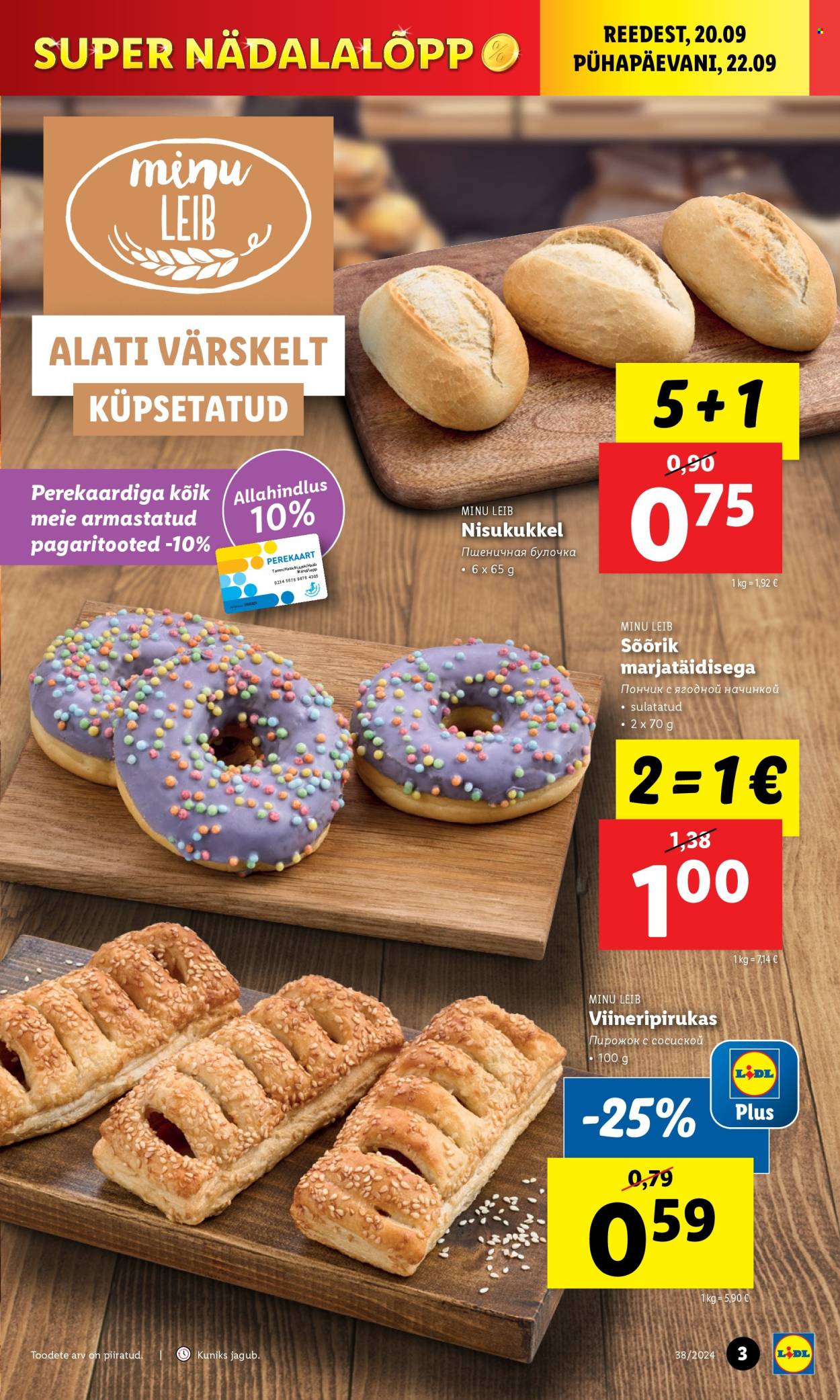 lidl - Lidl kliendileht - Kliendileht (19.09 - 22.09.2024) - page: 3