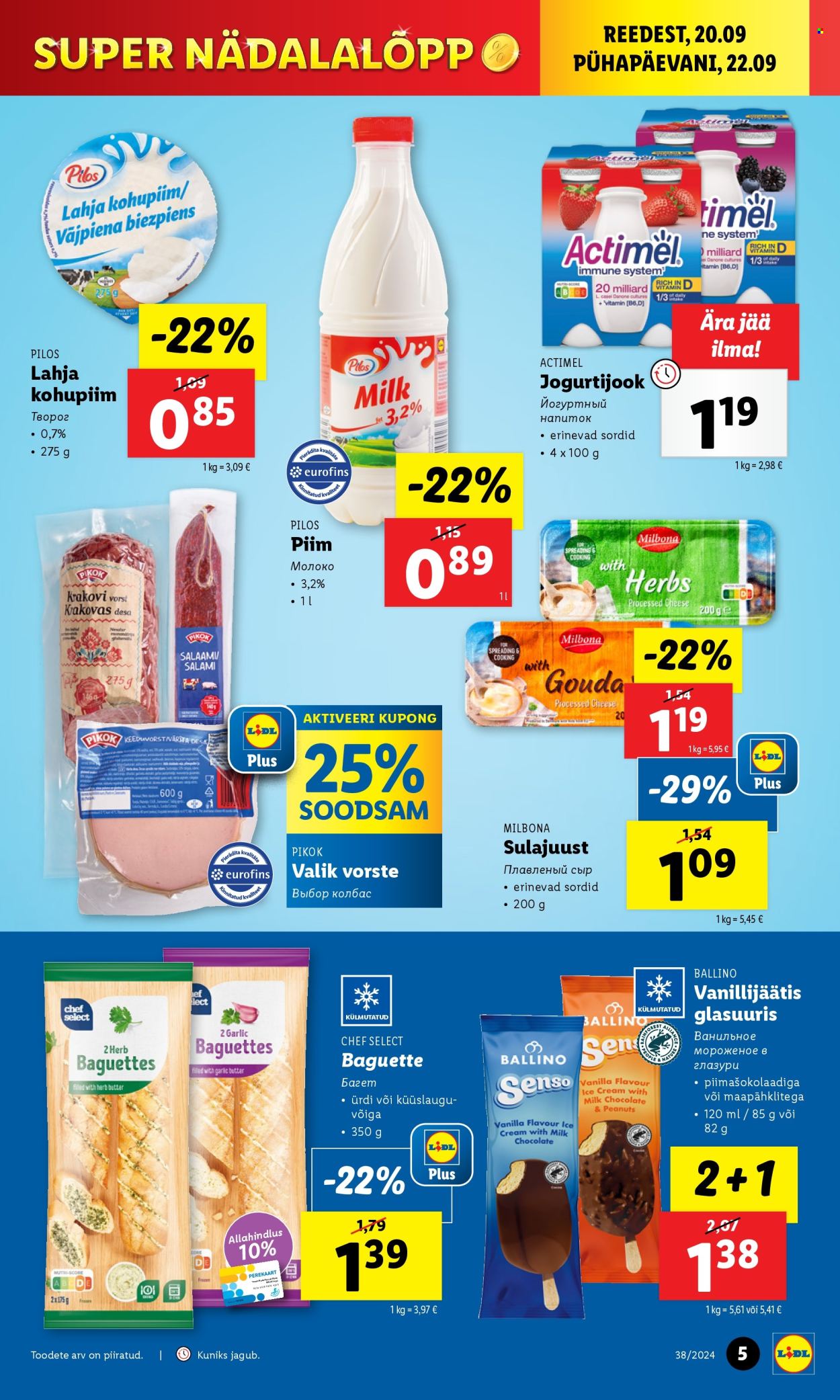 lidl - Lidl kliendileht - Kliendileht (19.09 - 22.09.2024) - page: 5