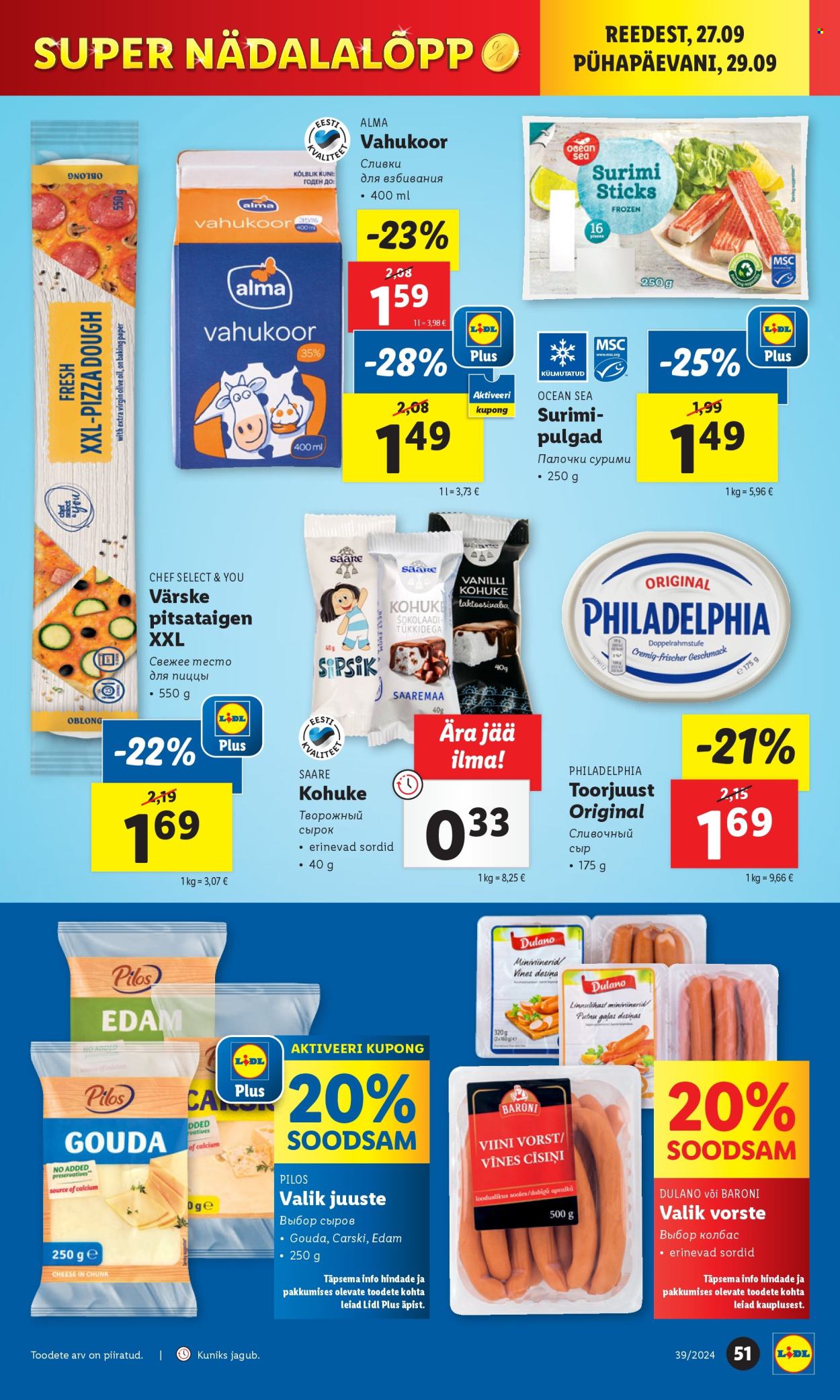 lidl - Lidl kliendileht - Kliendileht (23.09 - 29.09.2024) - page: 51