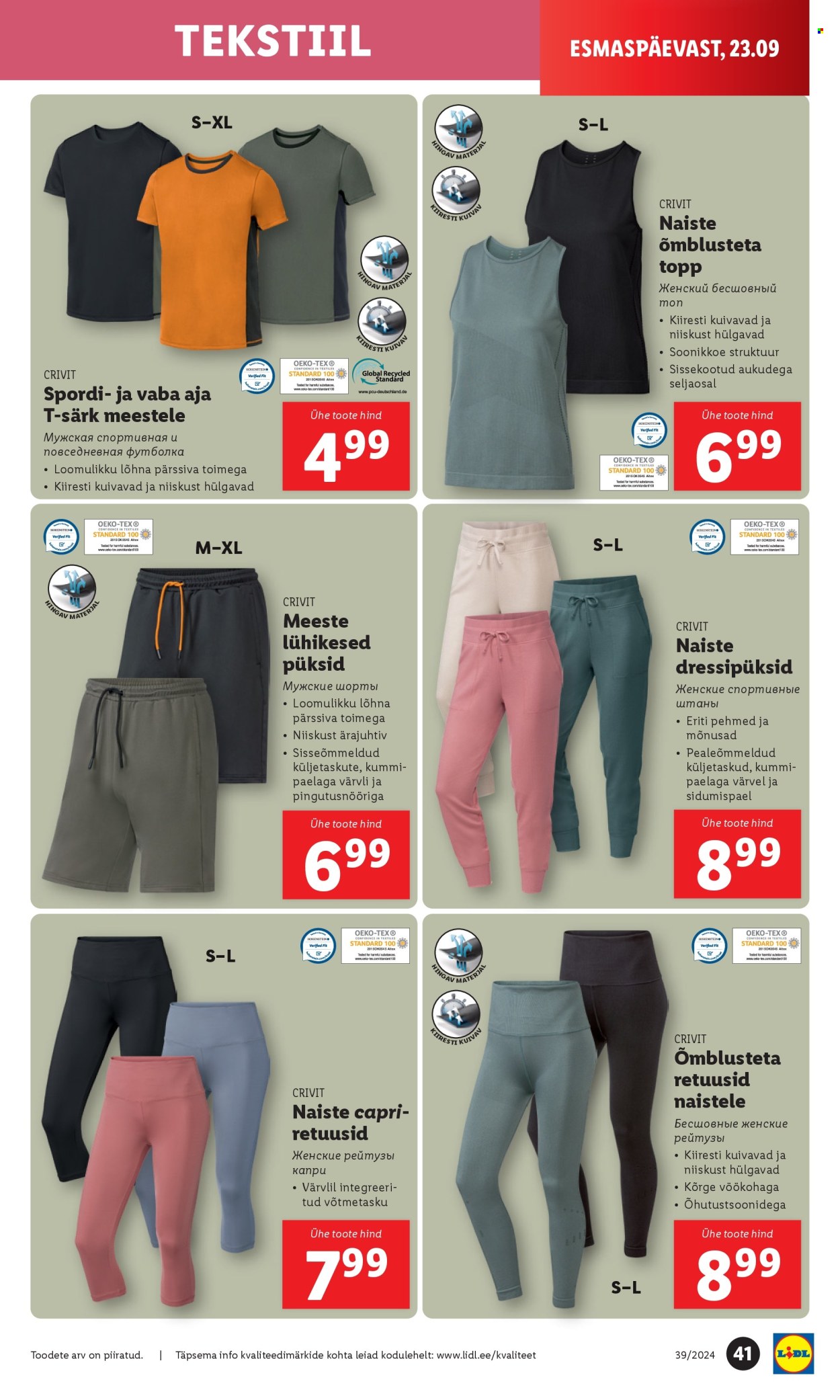 lidl - Lidl kliendileht - Kliendileht (23.09 - 29.09.2024) - page: 41