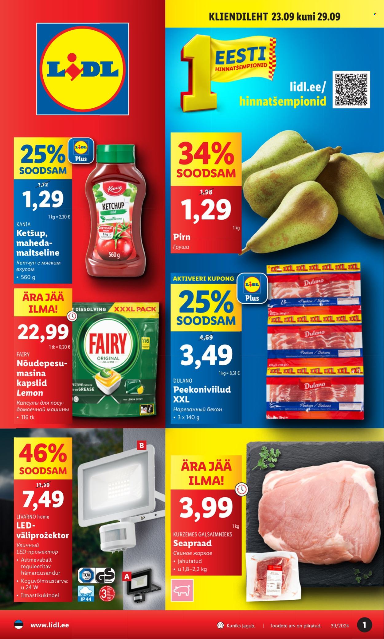 lidl - Lidl kliendileht - Kliendileht (23.09 - 29.09.2024) - page: 1