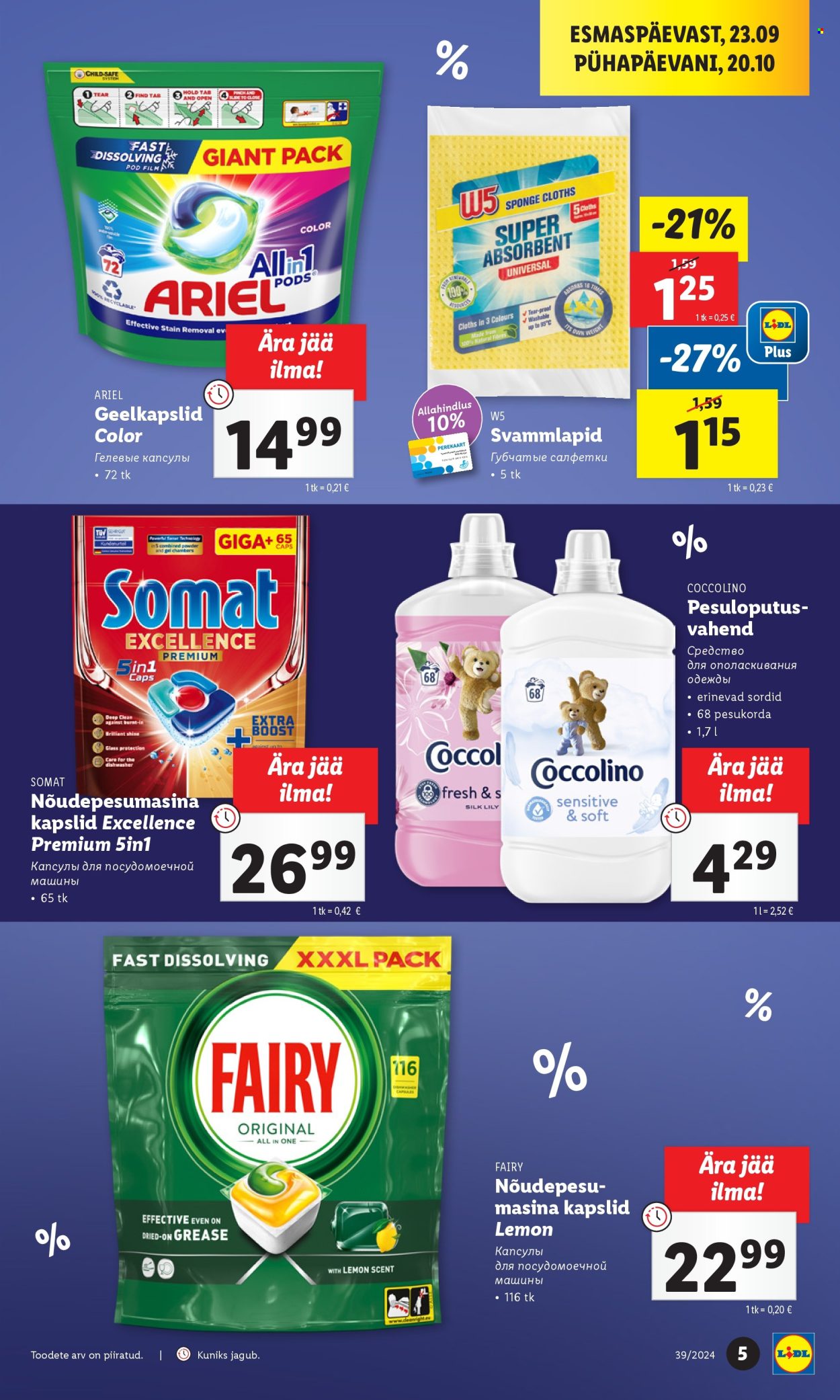 lidl - Lidl kliendileht - Kliendileht (23.09 - 29.09.2024) - page: 5