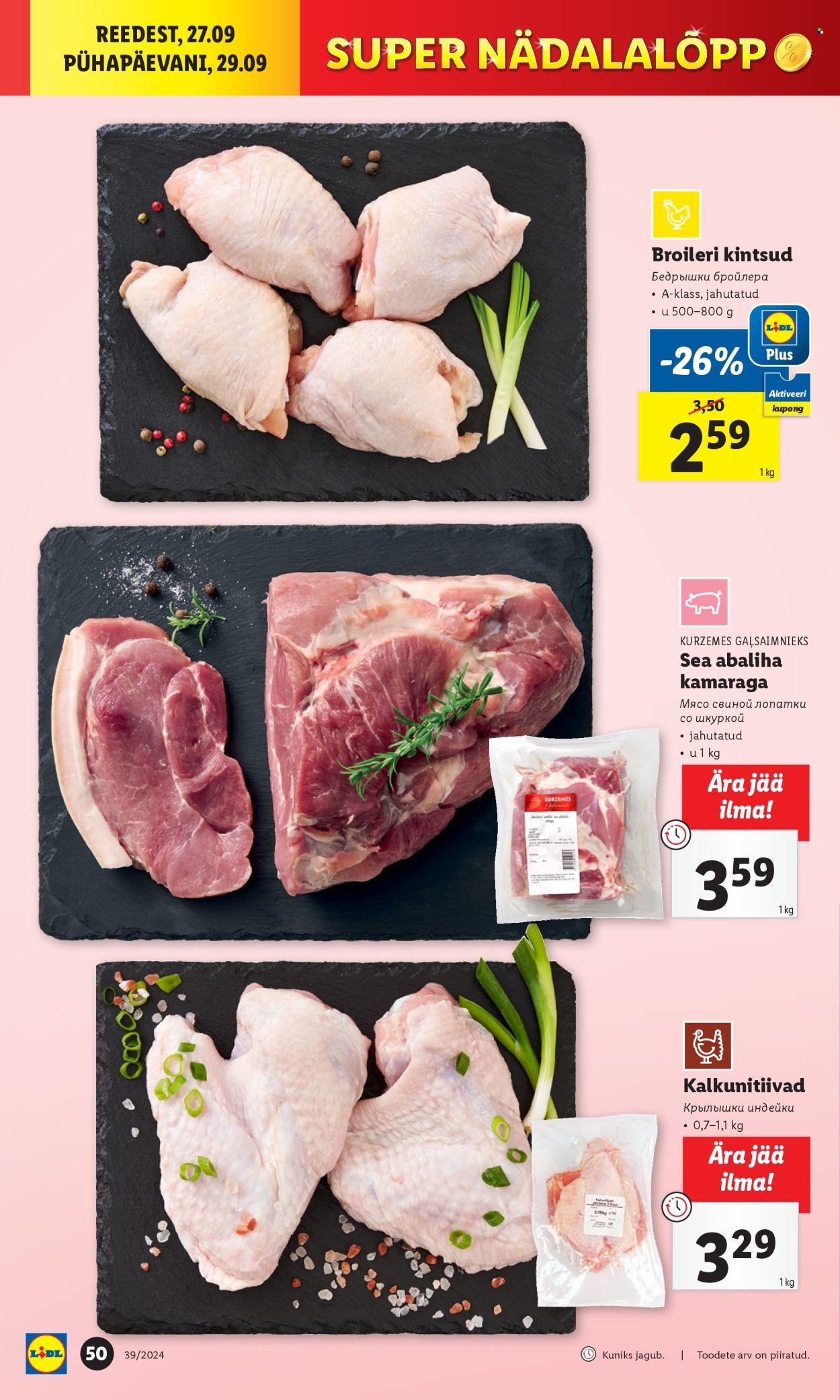 lidl - Lidl kliendileht - Kliendileht (23.09 - 29.09.2024) - page: 50