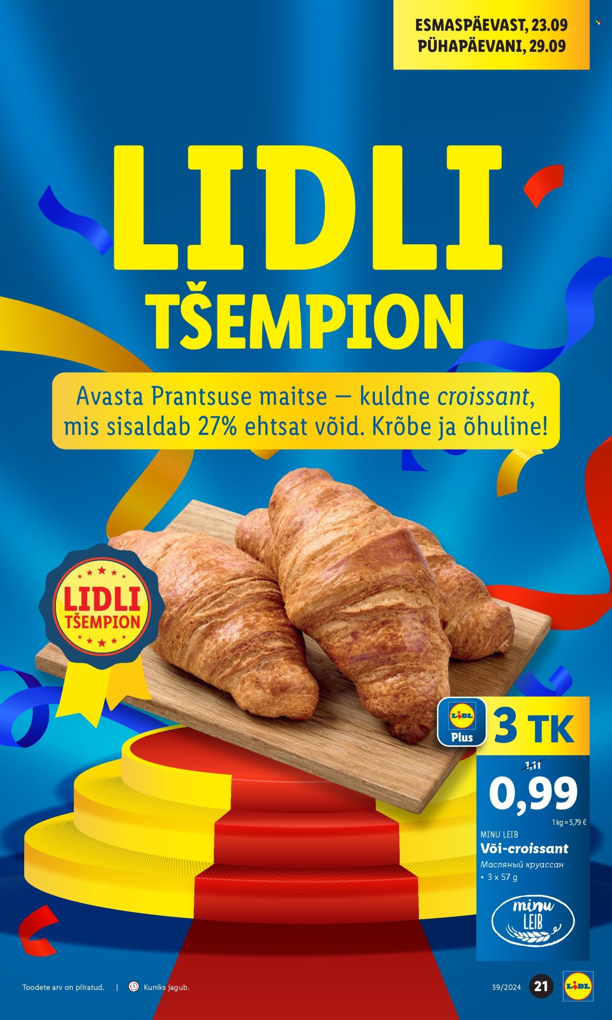 lidl - Lidl kliendileht - Kliendileht (23.09 - 29.09.2024) - page: 21