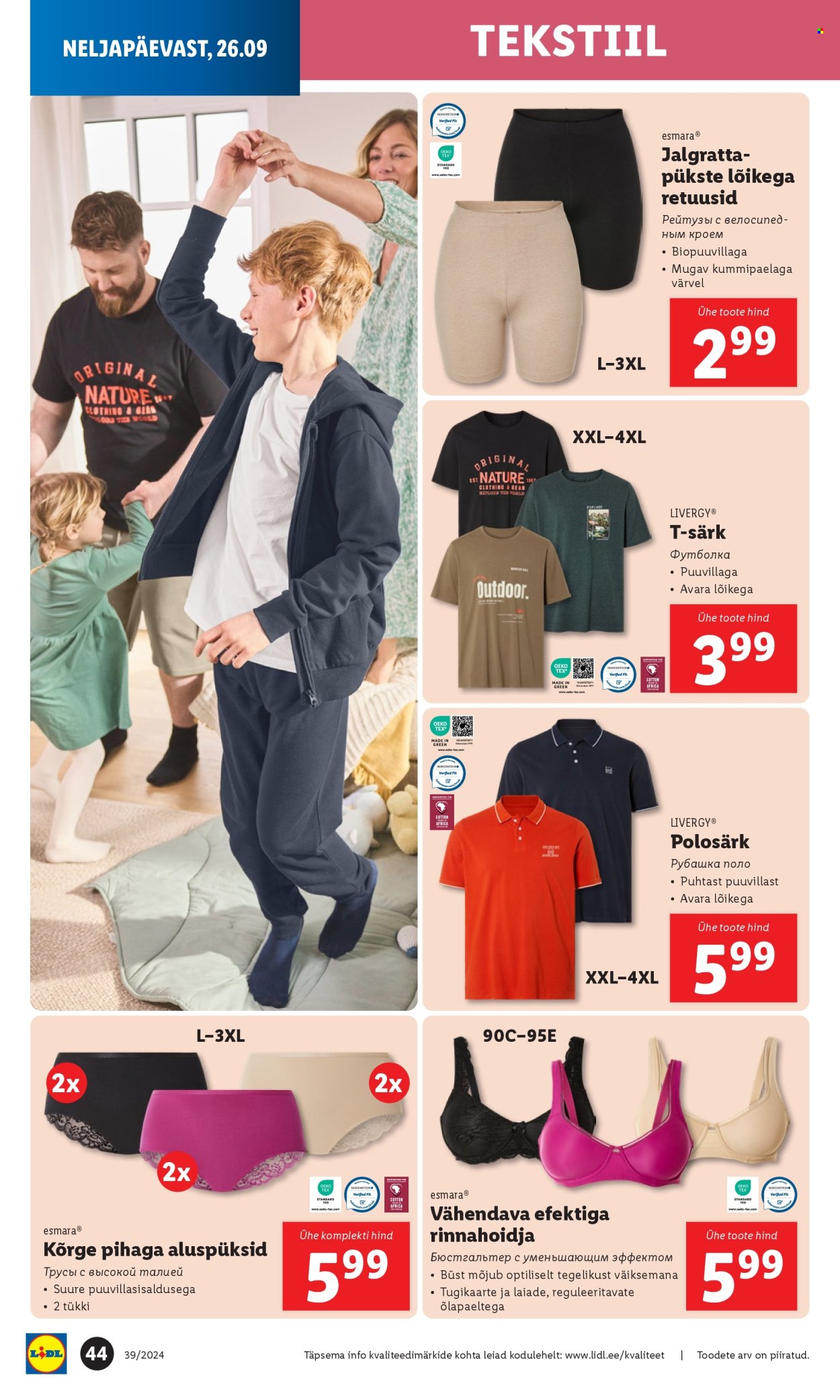 lidl - Lidl kliendileht - Kliendileht (23.09 - 29.09.2024) - page: 44