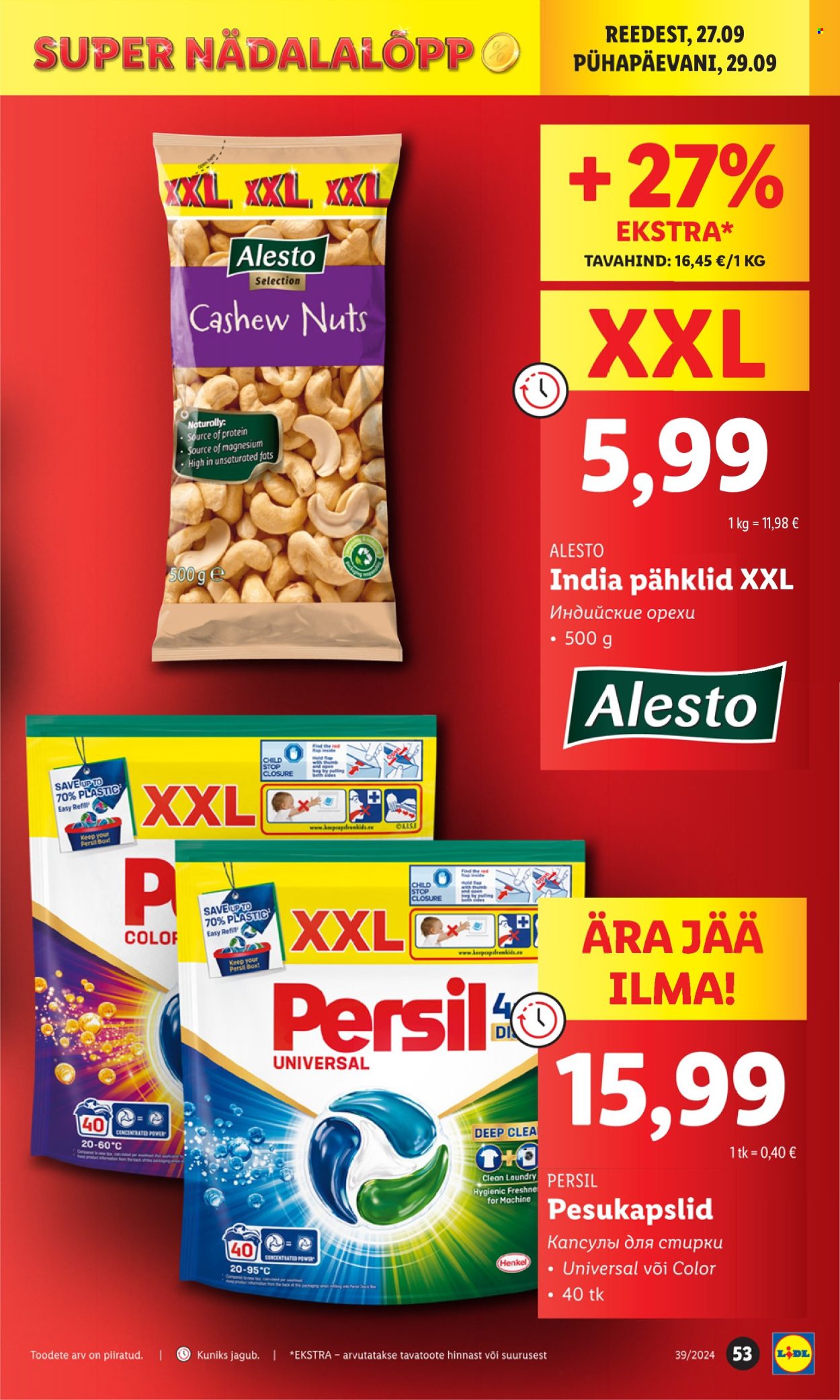 lidl - Lidl kliendileht - Kliendileht (23.09 - 29.09.2024) - page: 53