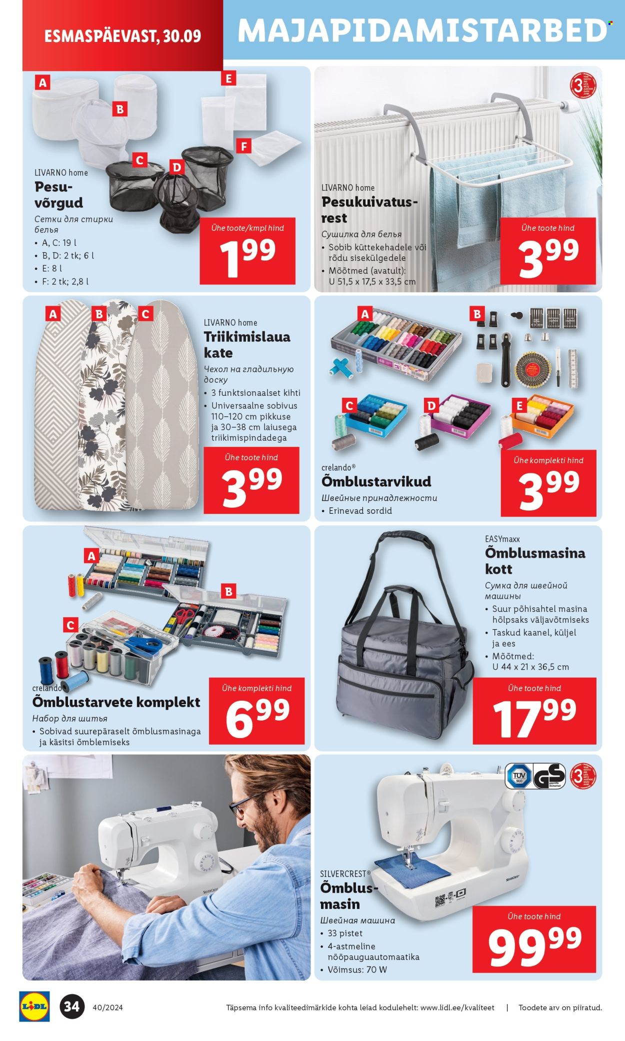 lidl - Lidl kliendileht - Kliendileht (30.09 - 6.10.2024) - page: 34