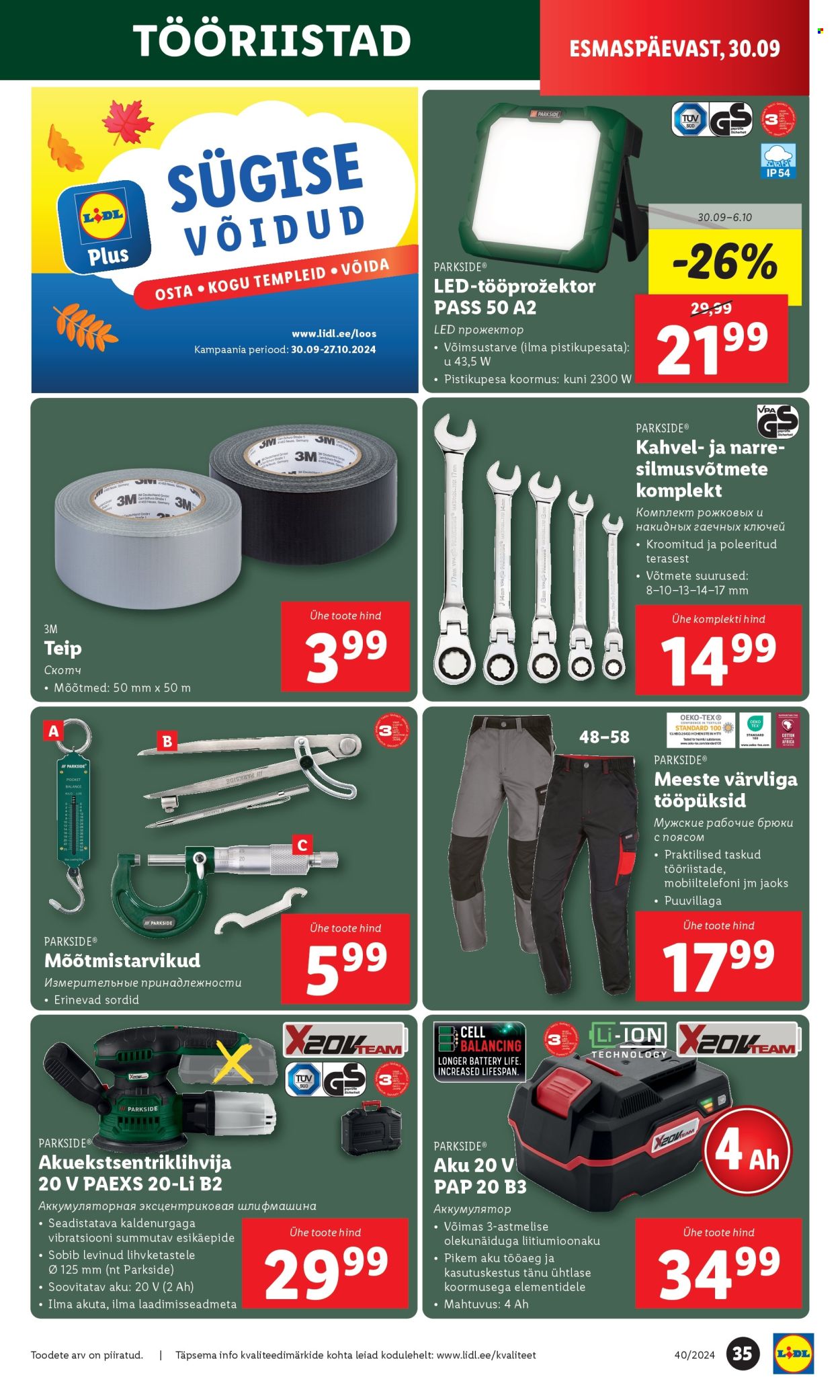 lidl - Lidl kliendileht - Kliendileht (30.09 - 6.10.2024) - page: 35