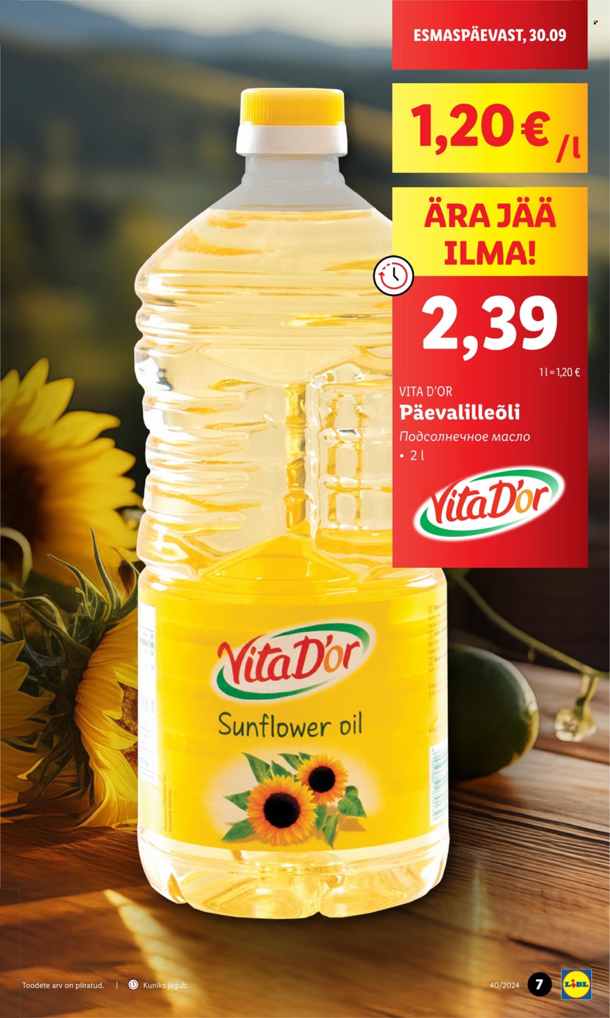 lidl - Lidl kliendileht - Kliendileht (30.09 - 6.10.2024) - page: 7