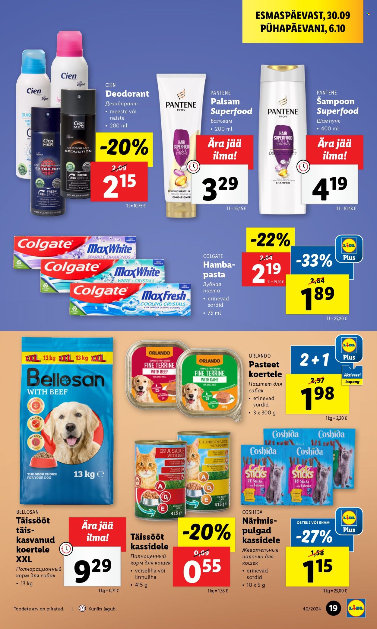 lidl - Lidl kliendileht - Kliendileht (30.09 - 6.10.2024) - page: 19