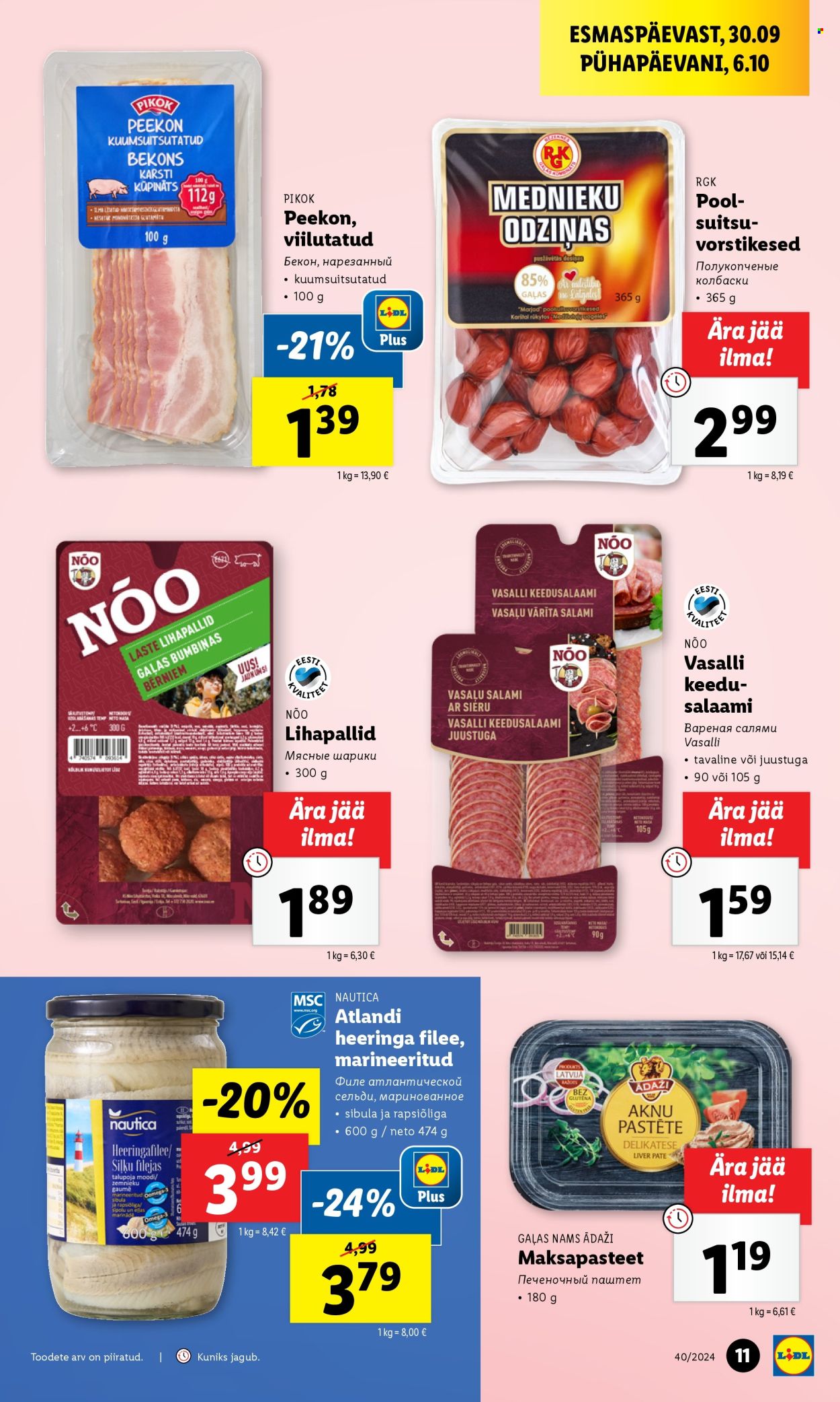 lidl - Lidl kliendileht - Kliendileht (30.09 - 6.10.2024) - page: 11