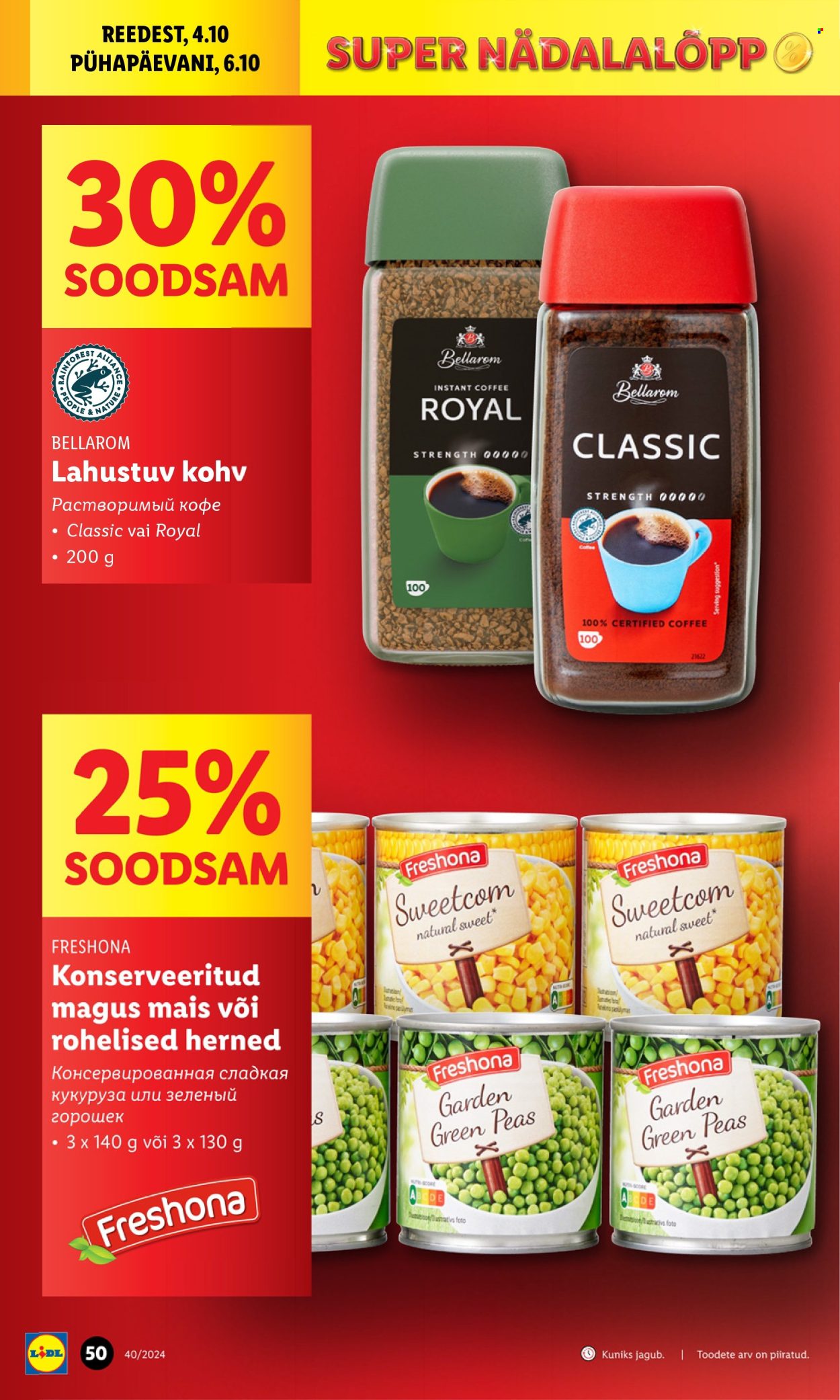 lidl - Lidl kliendileht - Kliendileht (30.09 - 6.10.2024) - page: 50