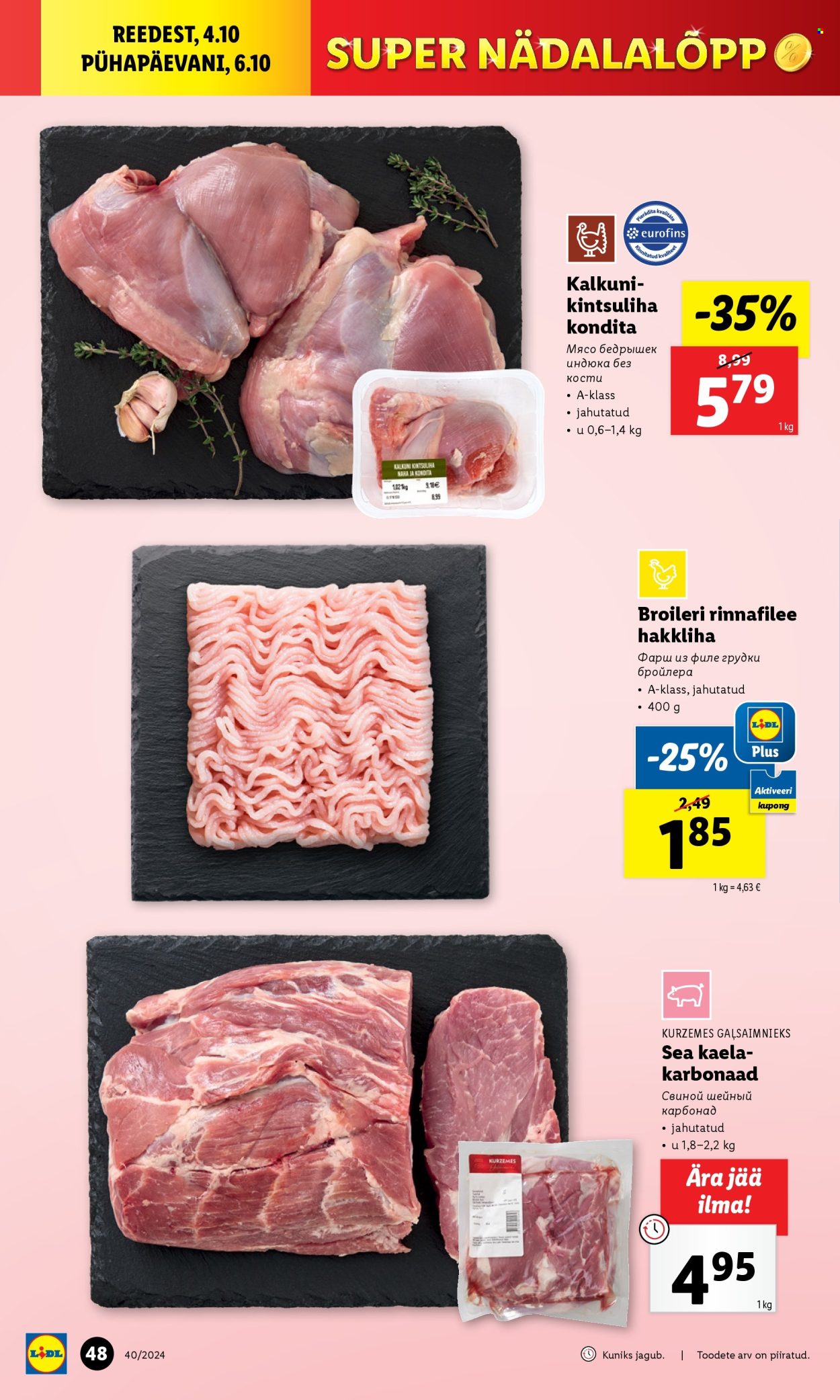 lidl - Lidl kliendileht - Kliendileht (30.09 - 6.10.2024) - page: 48