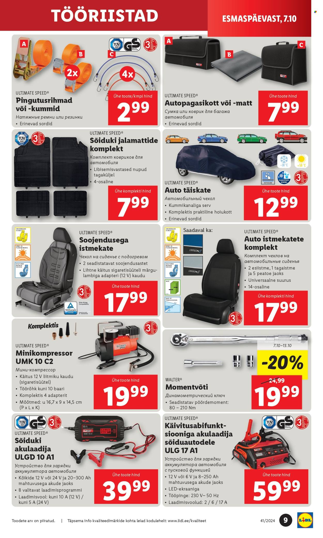 lidl - Lidl kliendileht - Tööstuskaupade pakkumised (7.10 - 13.10.2024) - page: 9