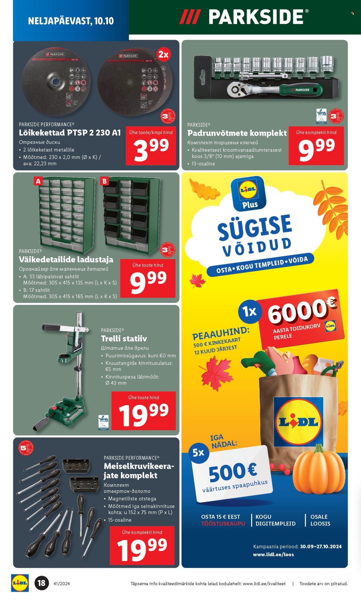 lidl - Lidl kliendileht - Tööstuskaupade pakkumised (7.10 - 13.10.2024) - page: 18