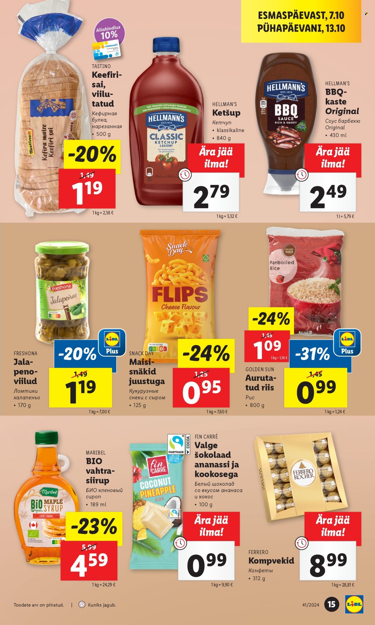 lidl - Lidl kliendileht - Kliendileht (7.10 - 13.10.2024) - page: 15