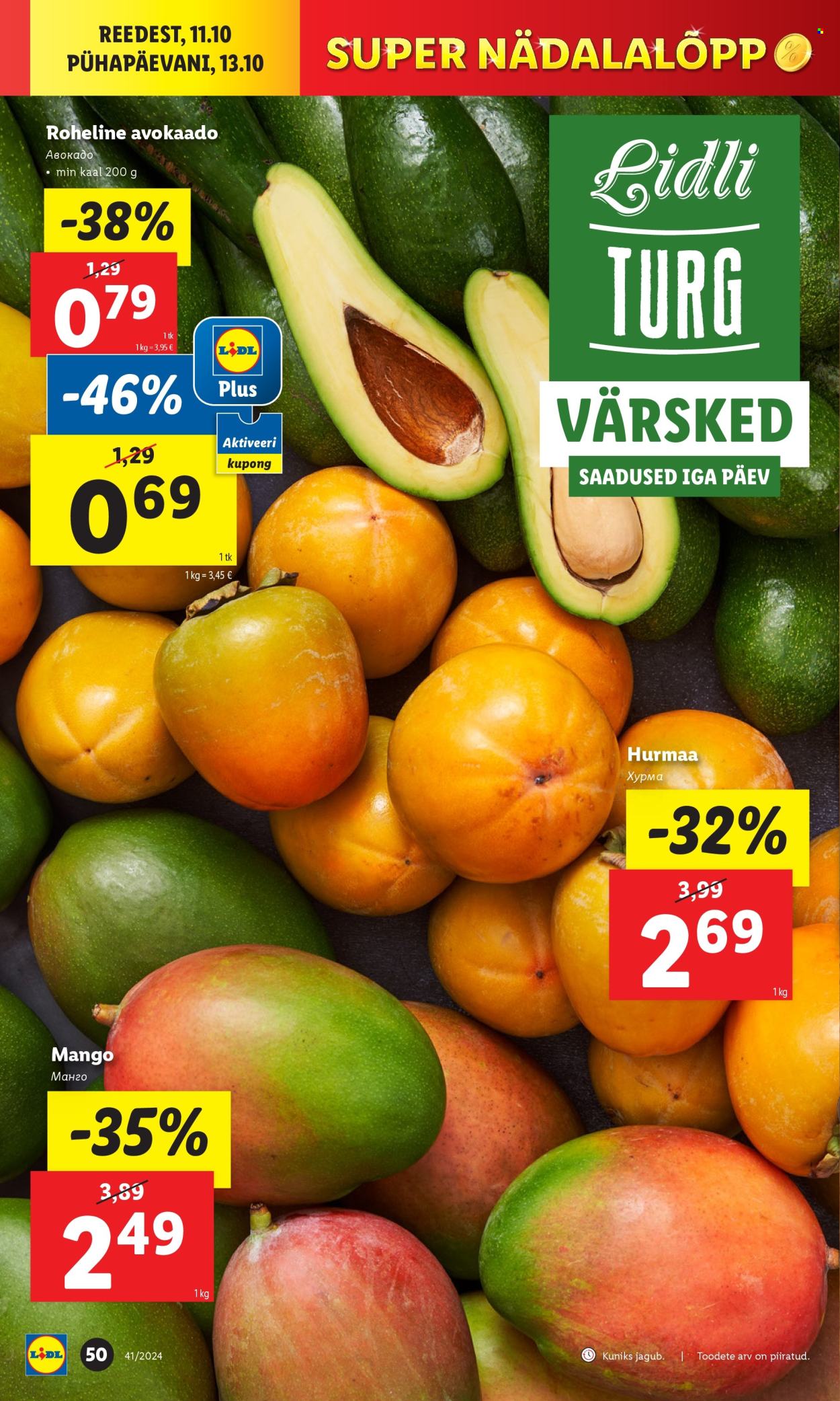 lidl - Lidl kliendileht - Kliendileht (7.10 - 13.10.2024) - page: 50