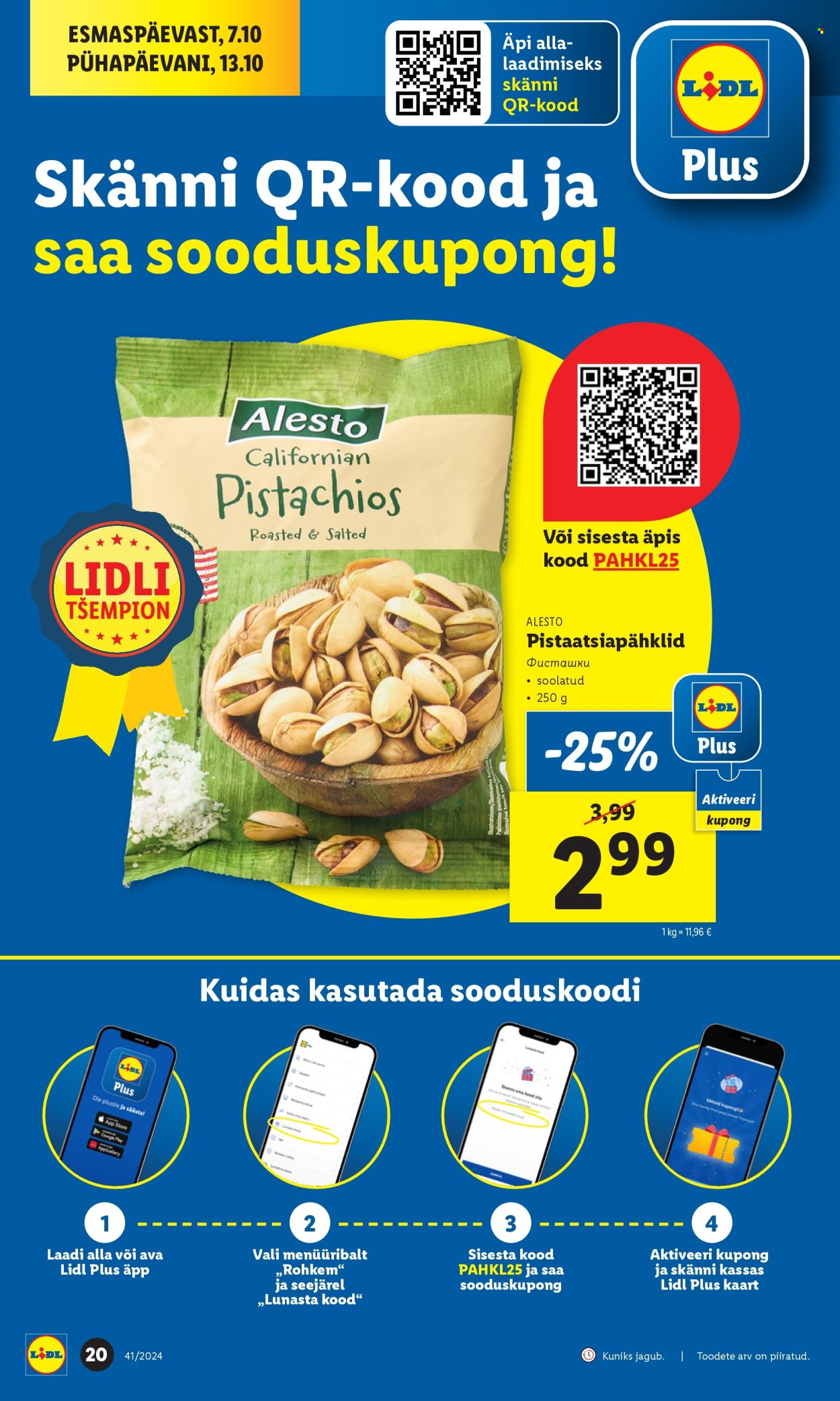 lidl - Lidl kliendileht - Kliendileht (7.10 - 13.10.2024) - page: 20