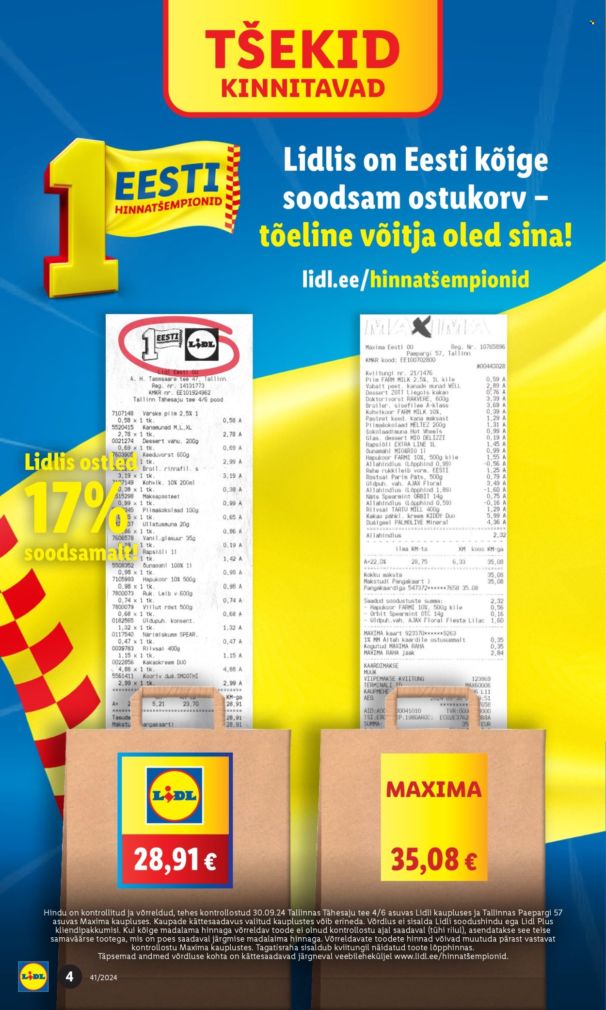 lidl - Lidl kliendileht - Kliendileht (7.10 - 13.10.2024) - page: 4