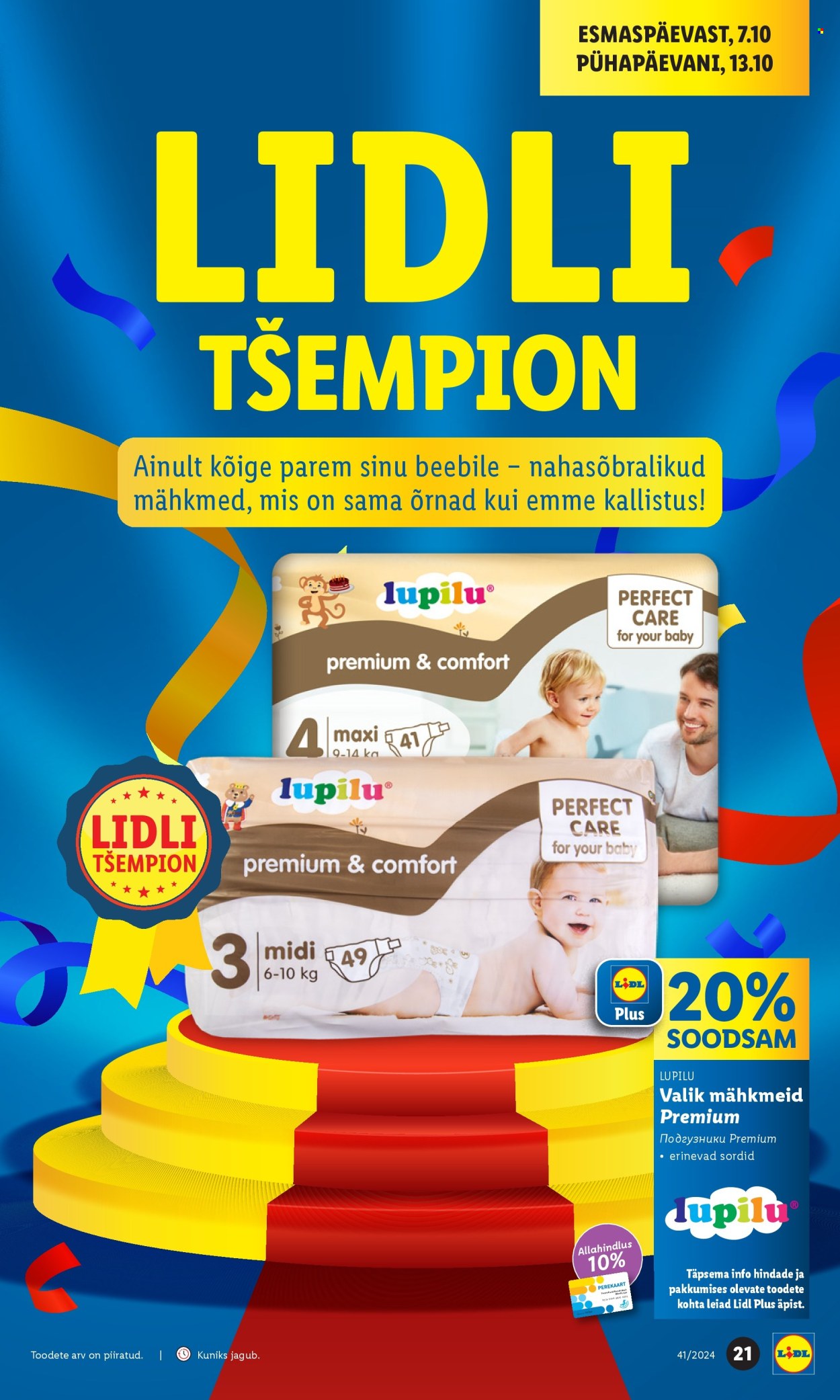 lidl - Lidl kliendileht - Kliendileht (7.10 - 13.10.2024) - page: 21