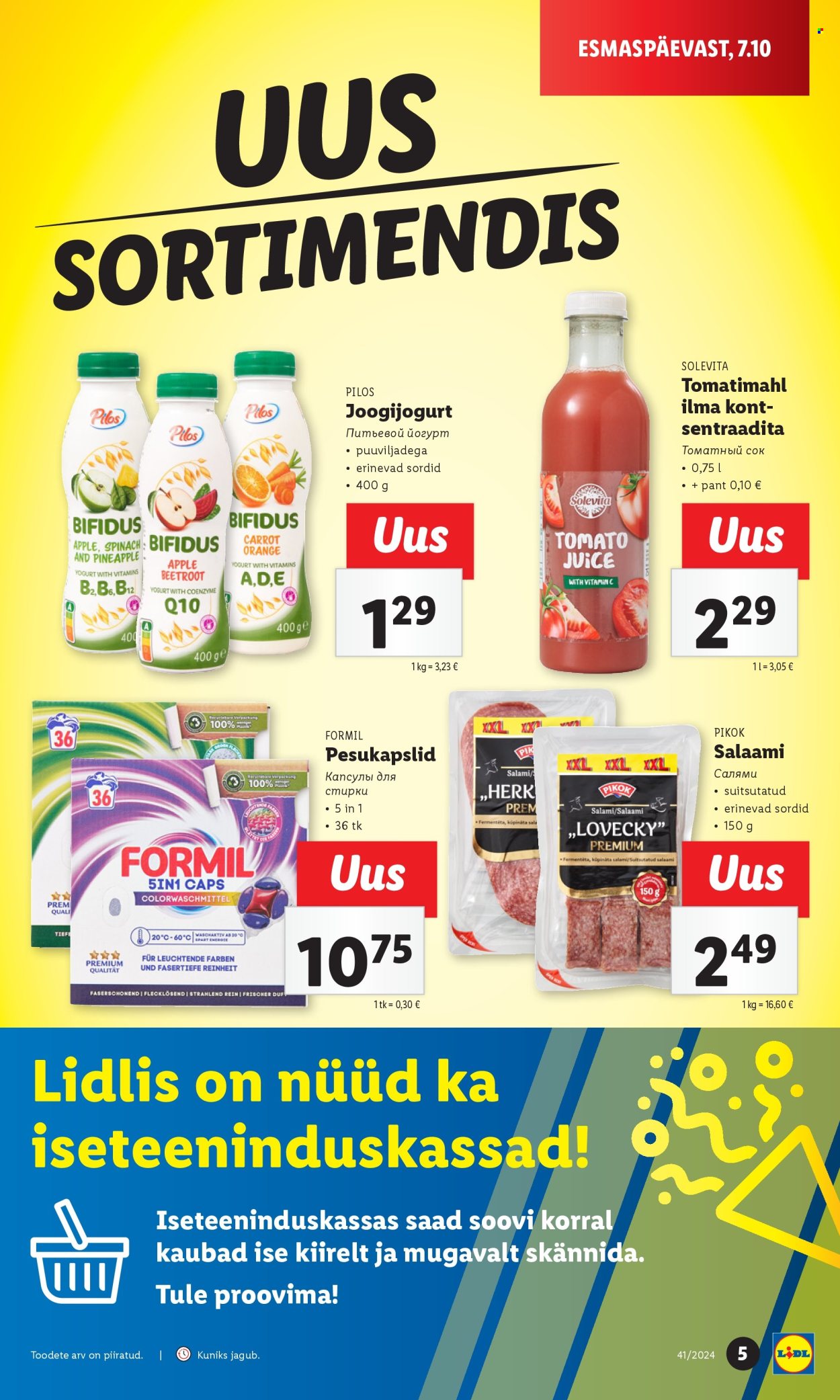 lidl - Lidl kliendileht - Kliendileht (7.10 - 13.10.2024) - page: 5