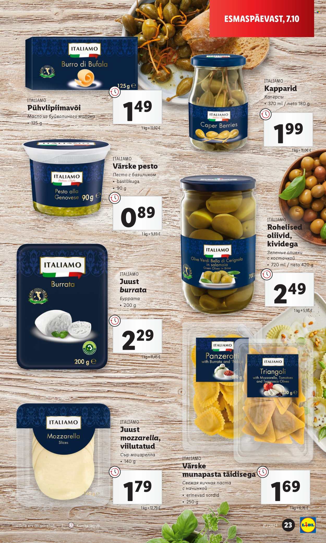 lidl - Lidl kliendileht - Kliendileht (7.10 - 13.10.2024) - page: 23