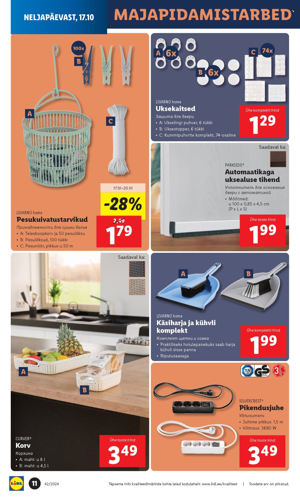 lidl - Lidl kliendileht - Tööstuskaupade pakkumised (14.10 - 20.10.2024) - page: 12