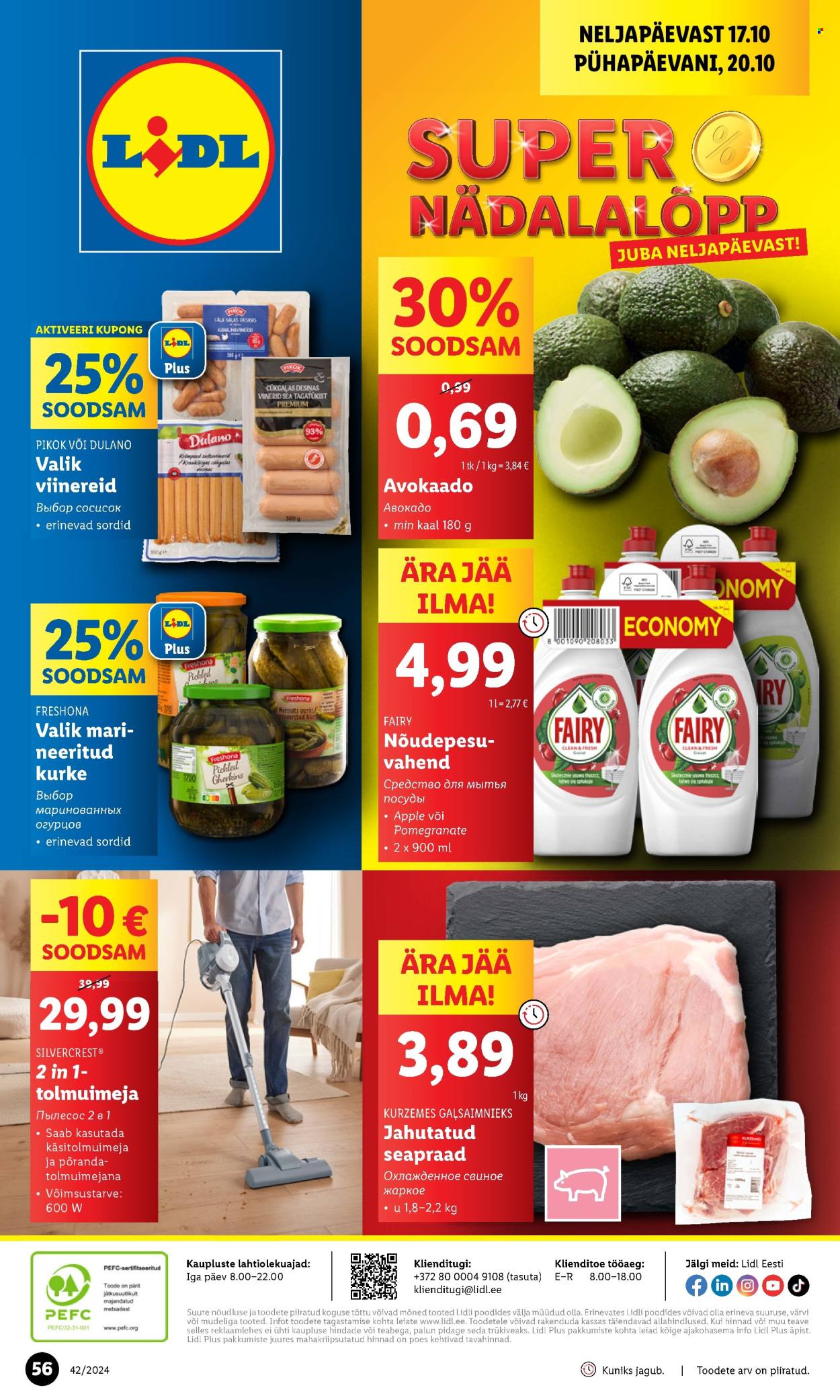 lidl - Lidl kliendileht - Kliendileht (14.10 - 20.10.2024) - page: 56