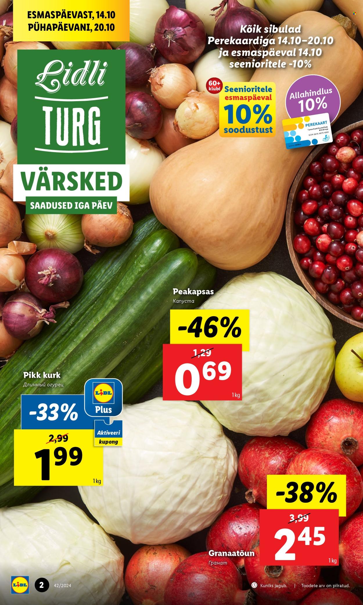 lidl - Lidl kliendileht - Kliendileht (14.10 - 20.10.2024) - page: 2