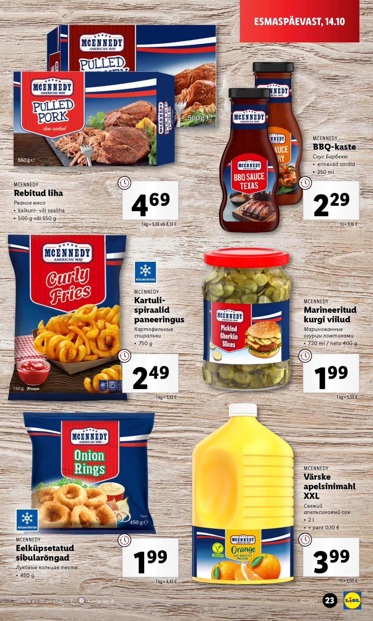 lidl - Lidl kliendileht - Kliendileht (14.10 - 20.10.2024) - page: 23