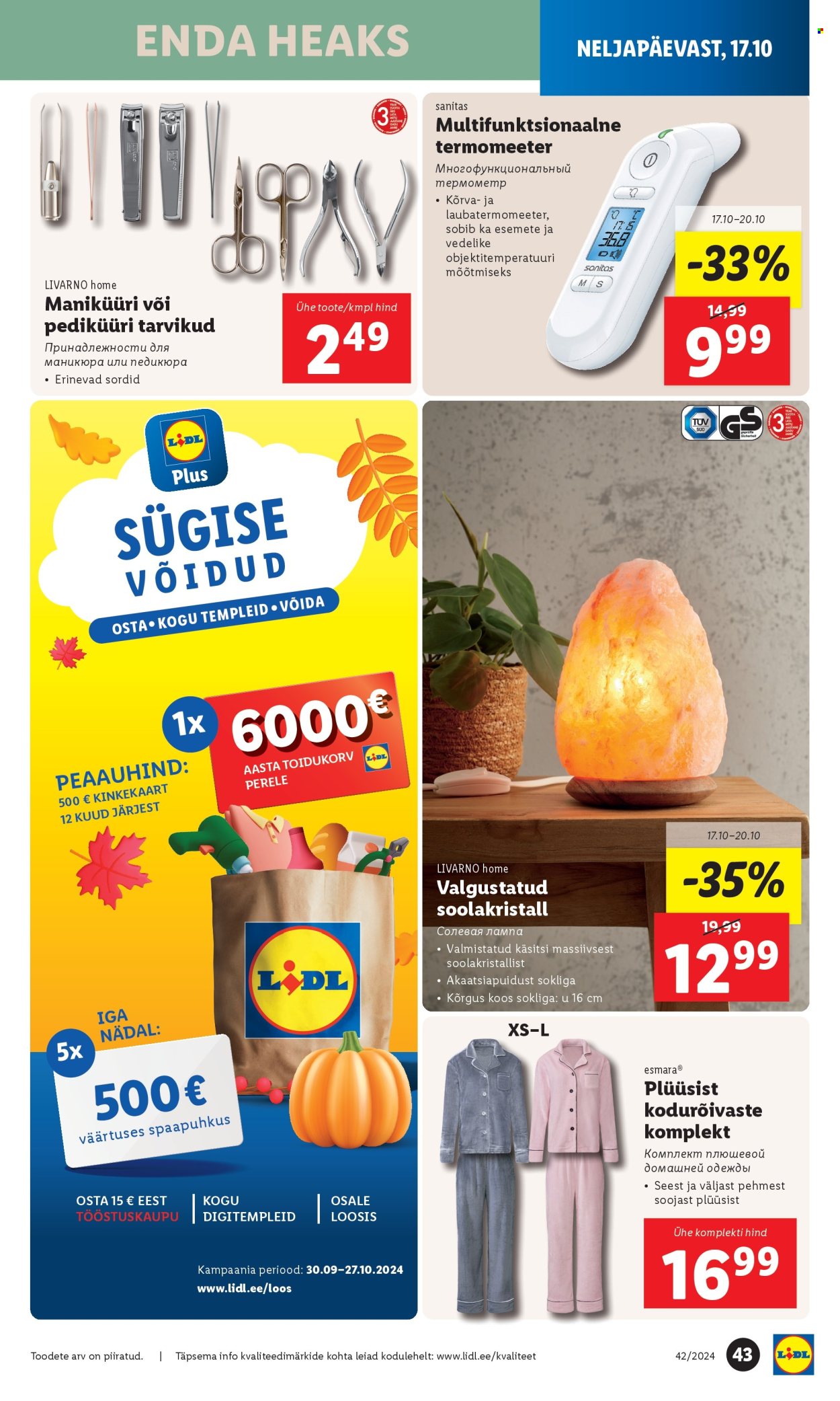 lidl - Lidl kliendileht - Kliendileht (14.10 - 20.10.2024) - page: 43