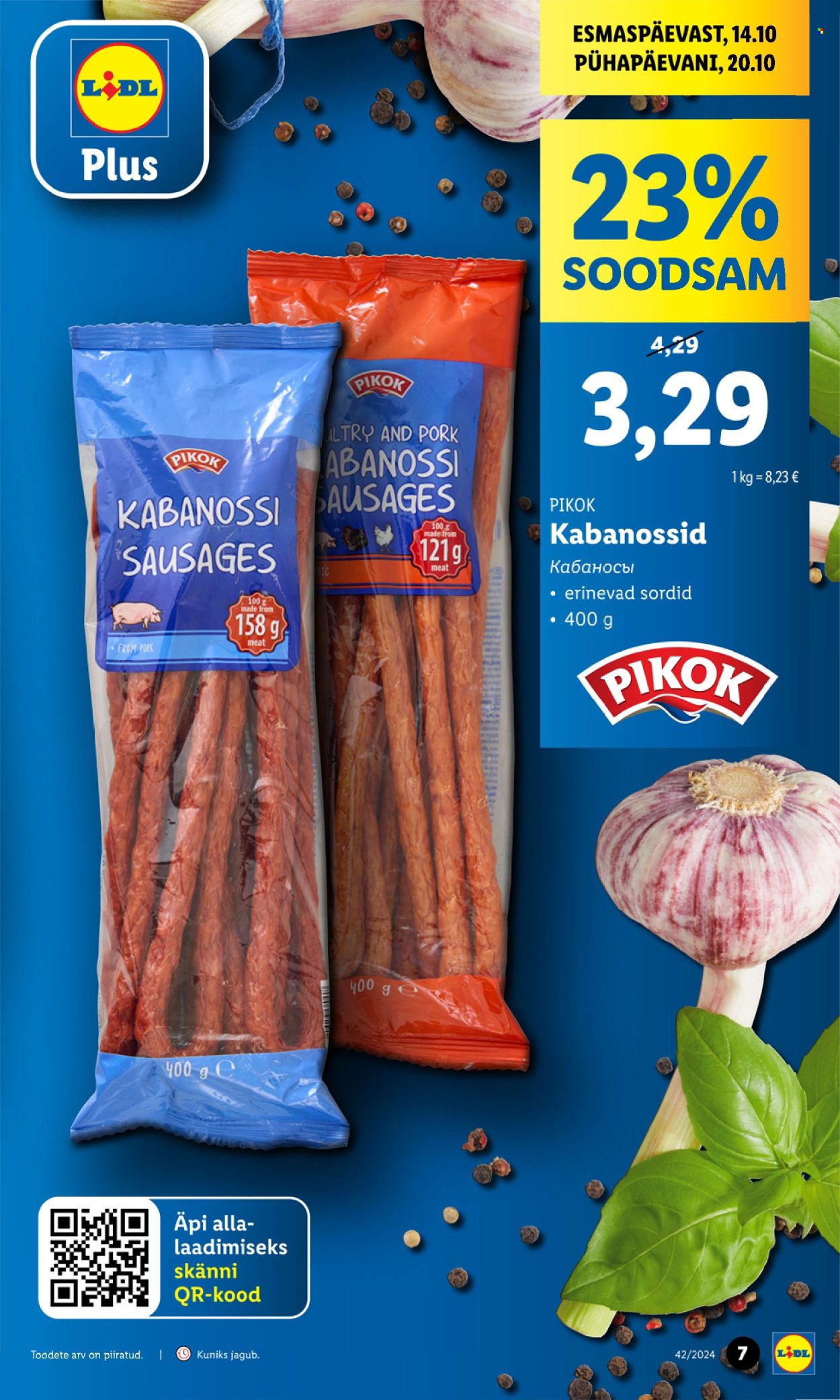 lidl - Lidl kliendileht - Kliendileht (14.10 - 20.10.2024) - page: 7