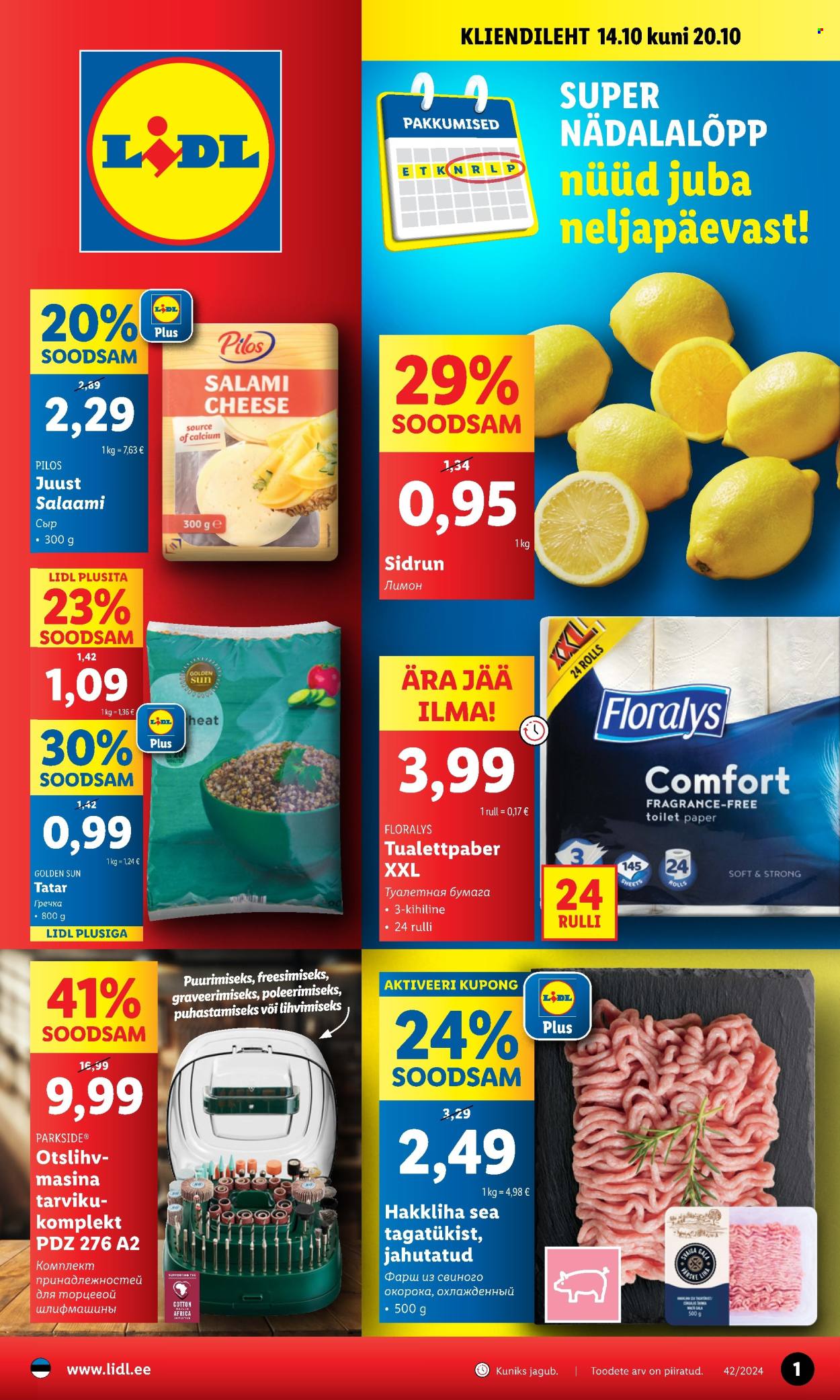 lidl - Lidl kliendileht - Kliendileht (14.10 - 20.10.2024)