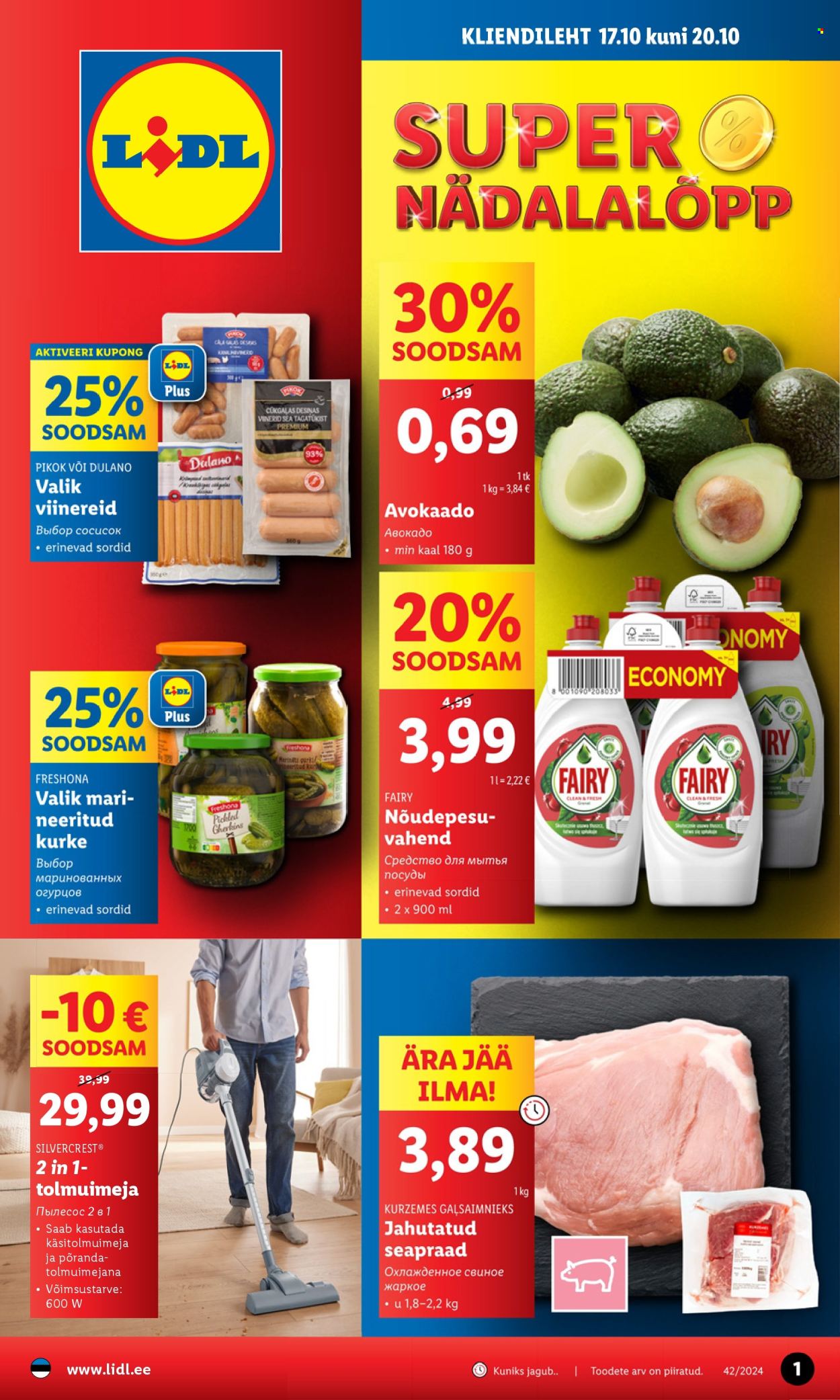 lidl - Lidl kliendileht - Kliendileht (17.10 - 20.10.2024) - page: 1