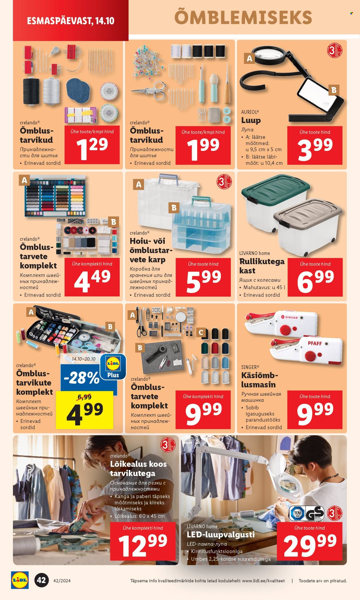 lidl - Lidl kliendileht - Kliendileht (17.10 - 20.10.2024) - page: 42