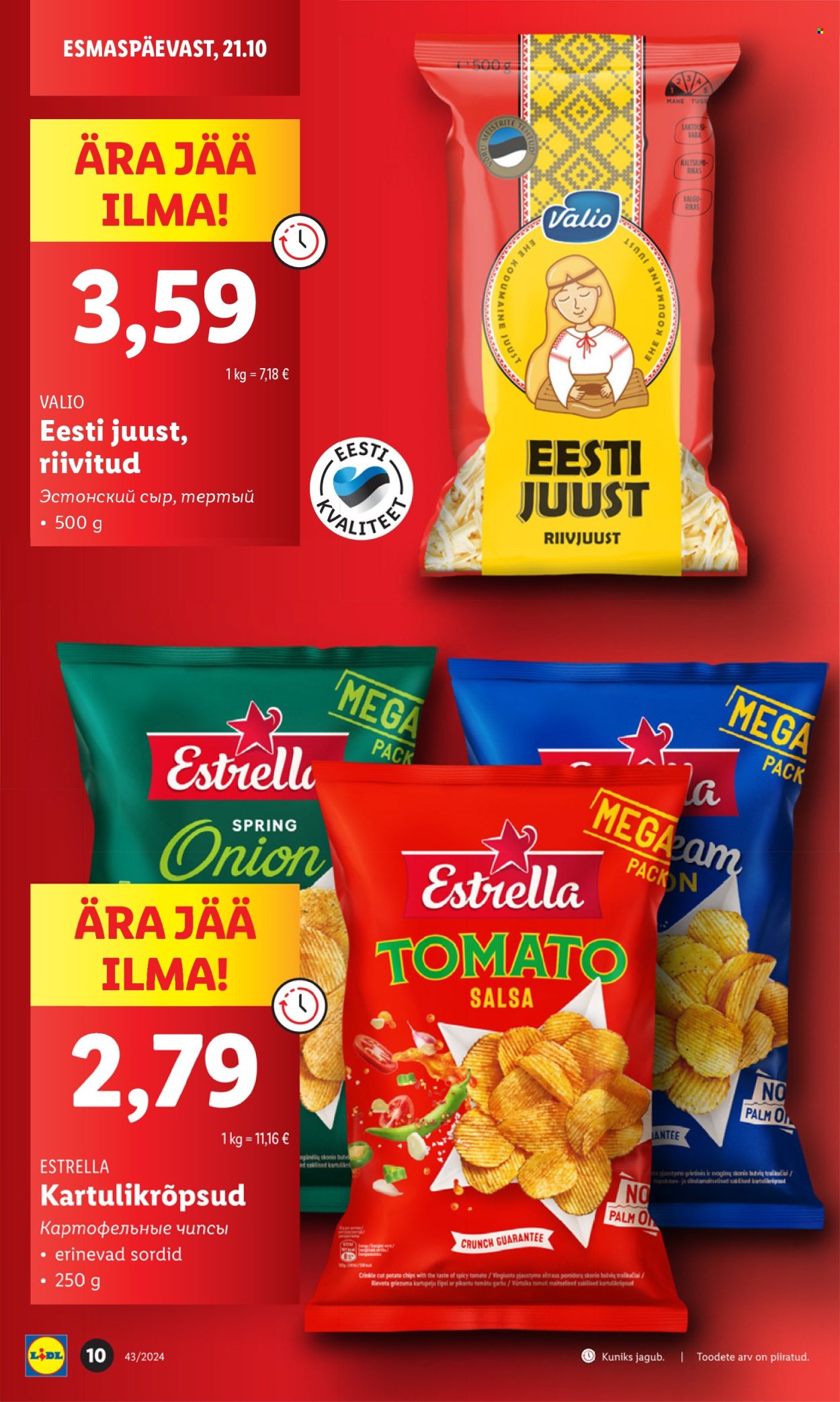 lidl - Lidl kliendileht - Kliendileht (21.10 - 27.10.2024) - page: 10