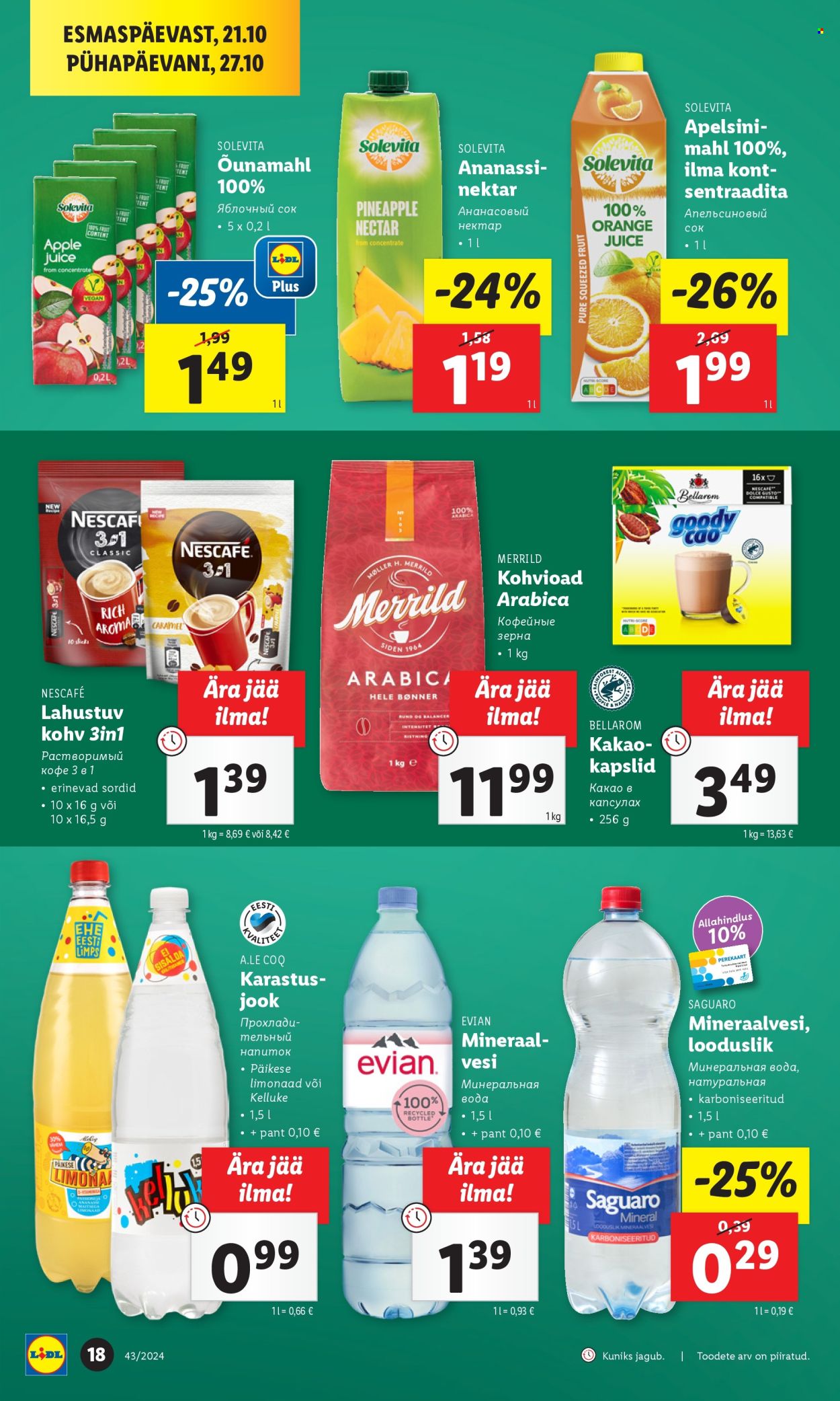 lidl - Lidl kliendileht - Kliendileht (21.10 - 27.10.2024) - page: 18