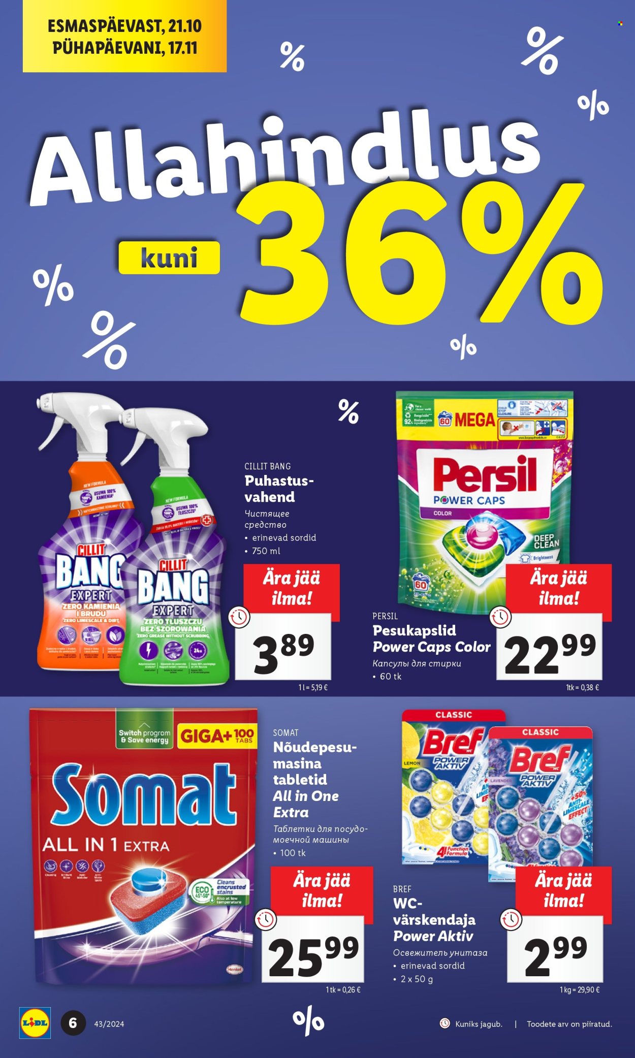 lidl - Lidl kliendileht - Kliendileht (21.10 - 27.10.2024) - page: 6