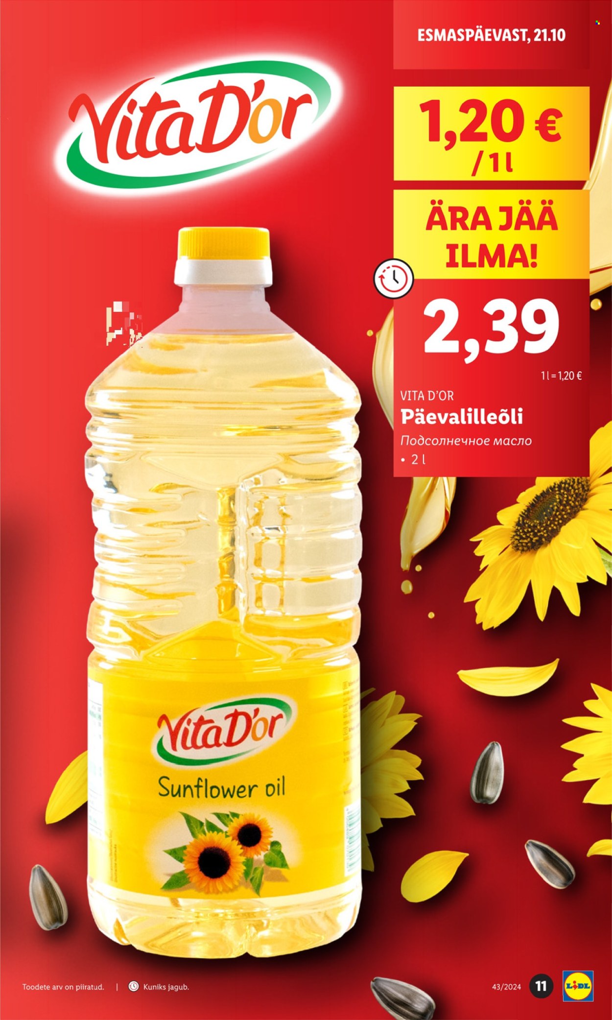 lidl - Lidl kliendileht - Kliendileht (21.10 - 27.10.2024) - page: 11