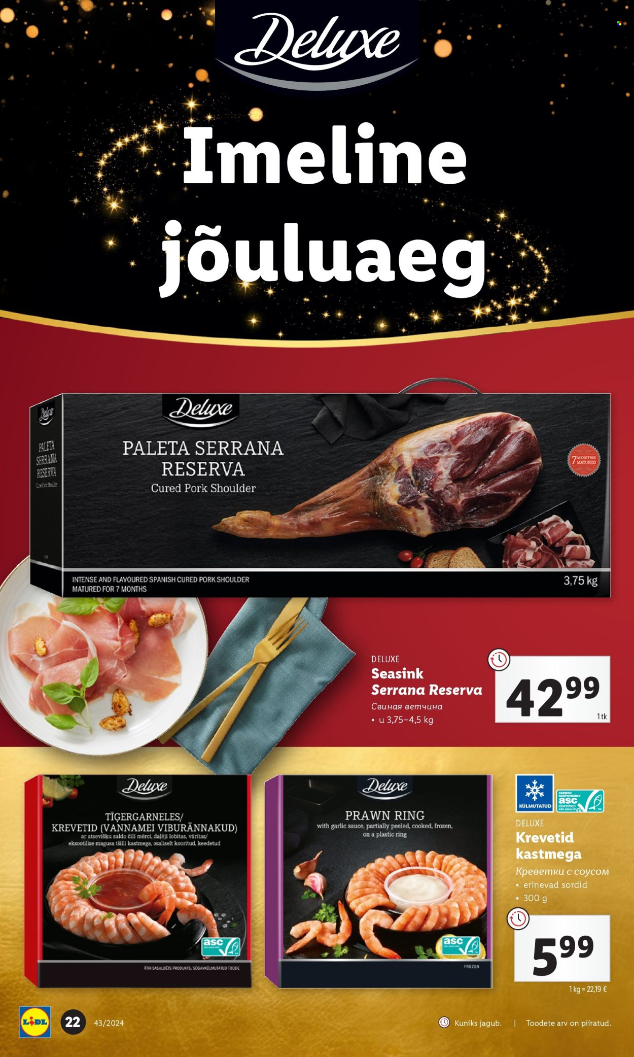 lidl - Lidl kliendileht - Kliendileht (21.10 - 27.10.2024) - page: 22