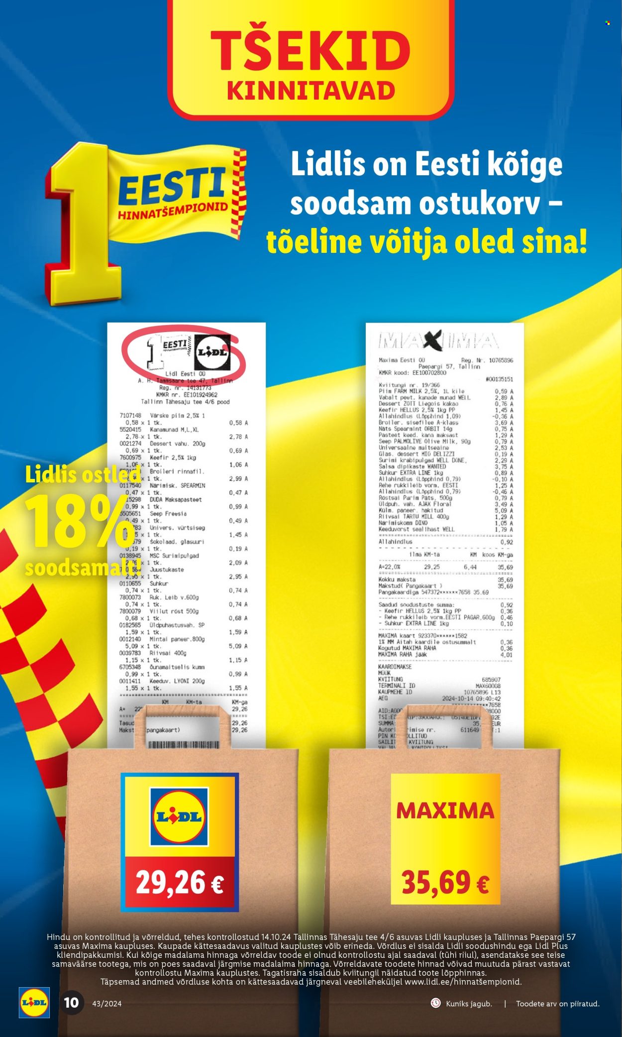 lidl - Lidl kliendileht - Kliendileht (24.10 - 27.10.2024) - page: 10