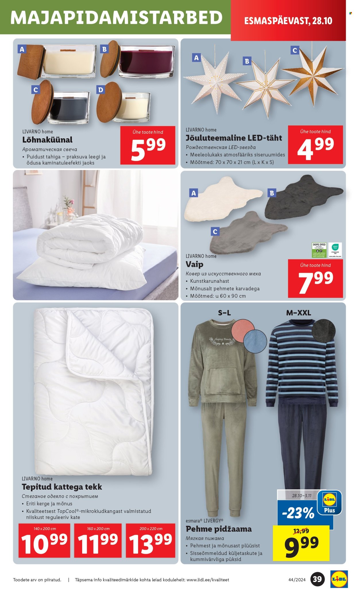 lidl - Lidl kliendileht - Kliendileht (28.10 - 3.11.2024) - page: 39