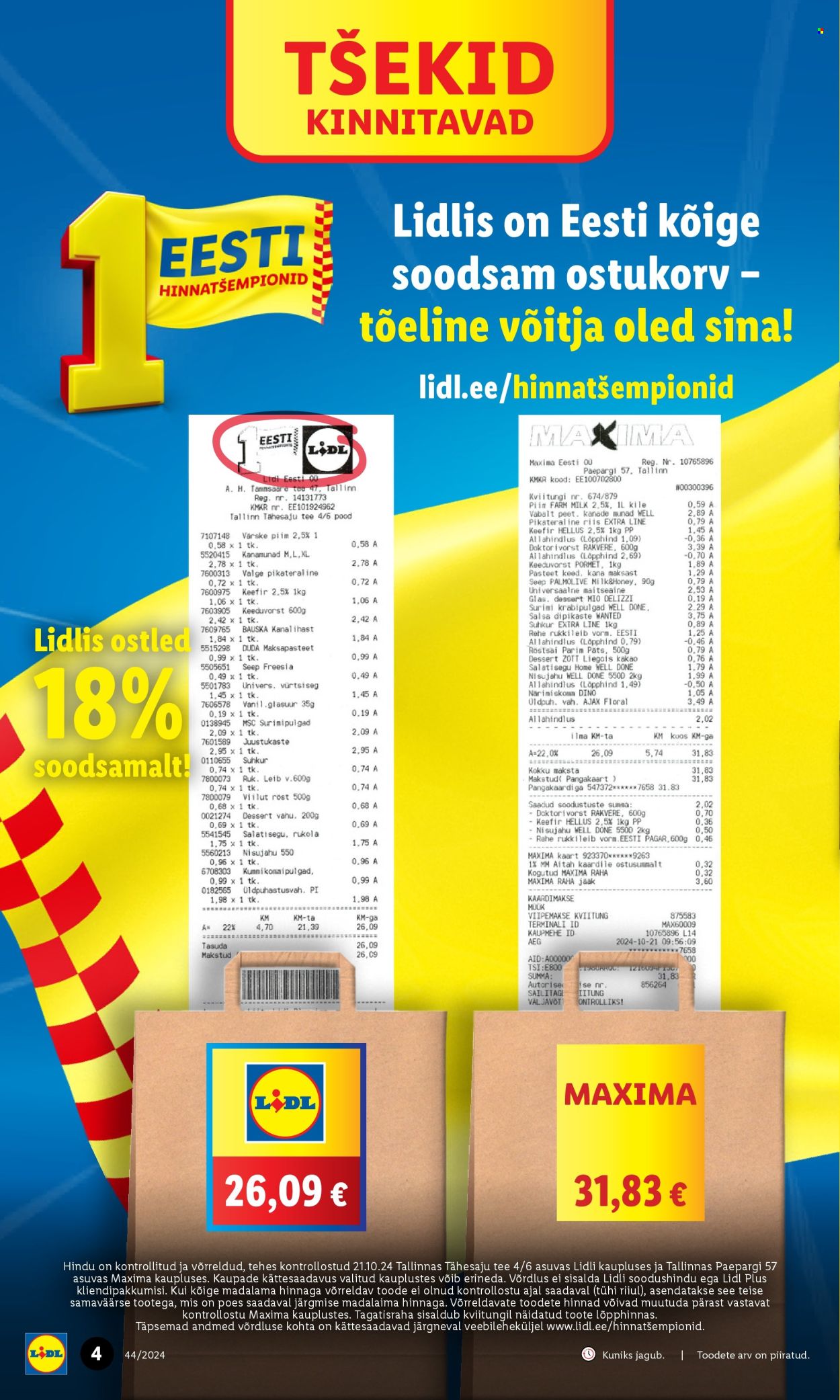 lidl - Lidl kliendileht - Kliendileht (28.10 - 3.11.2024) - page: 4