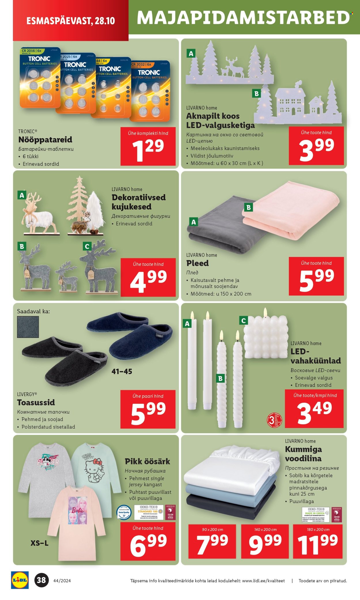 lidl - Lidl kliendileht - Kliendileht (28.10 - 3.11.2024) - page: 38