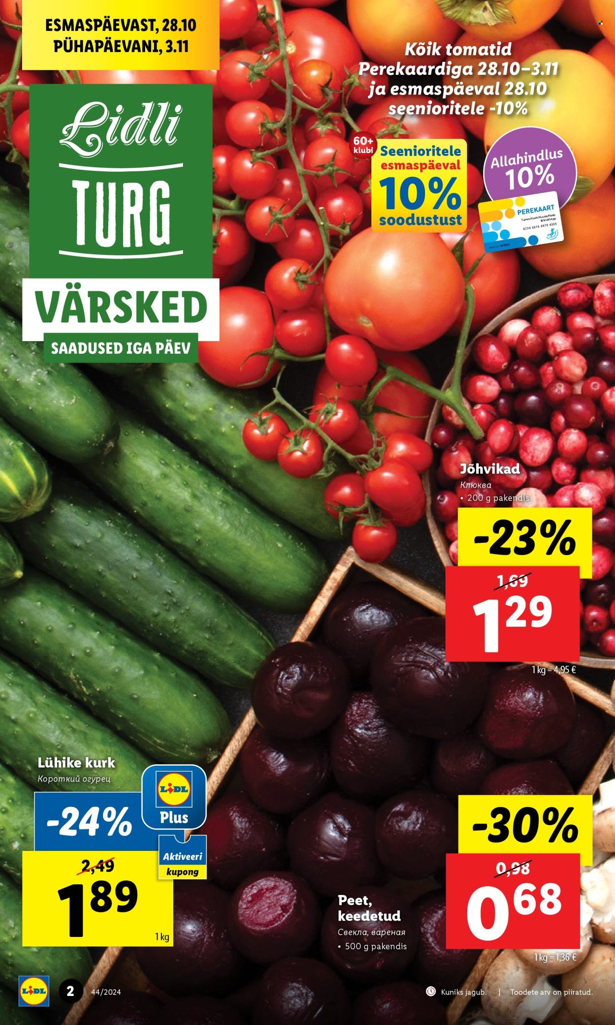 lidl - Lidl kliendileht - Kliendileht (28.10 - 3.11.2024) - page: 2