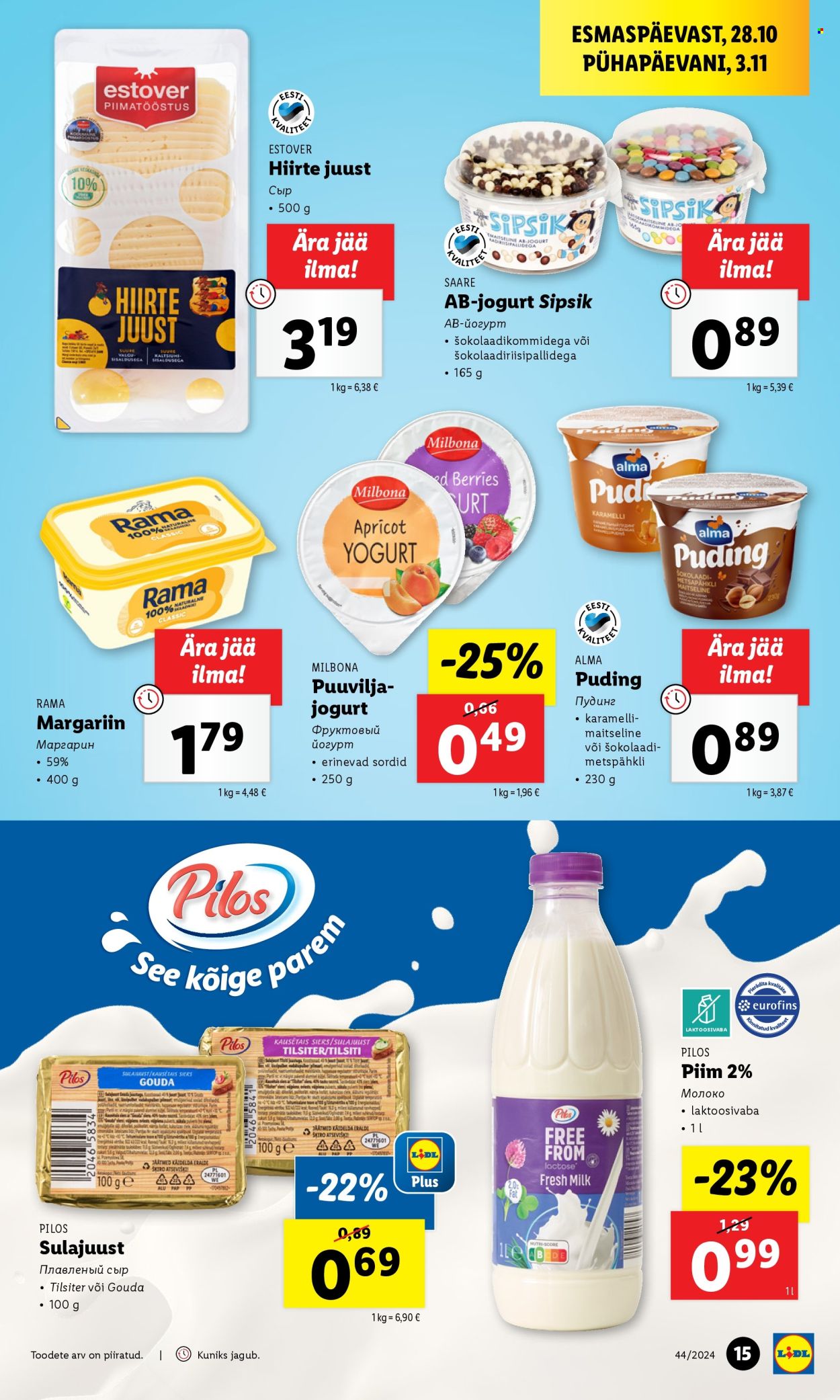 lidl - Lidl kliendileht - Kliendileht (28.10 - 3.11.2024) - page: 15