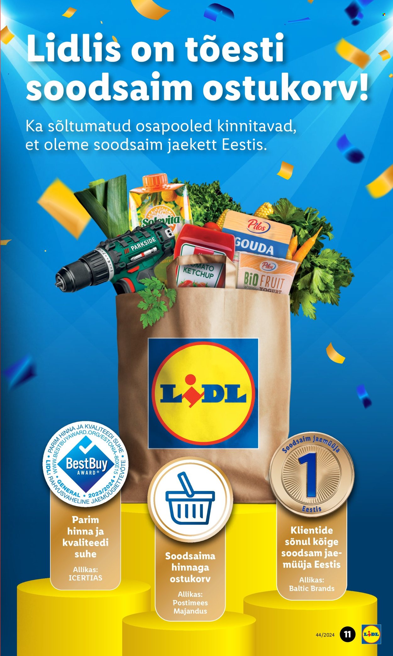 lidl - Lidl kliendileht - Kliendileht (28.10 - 3.11.2024) - page: 11