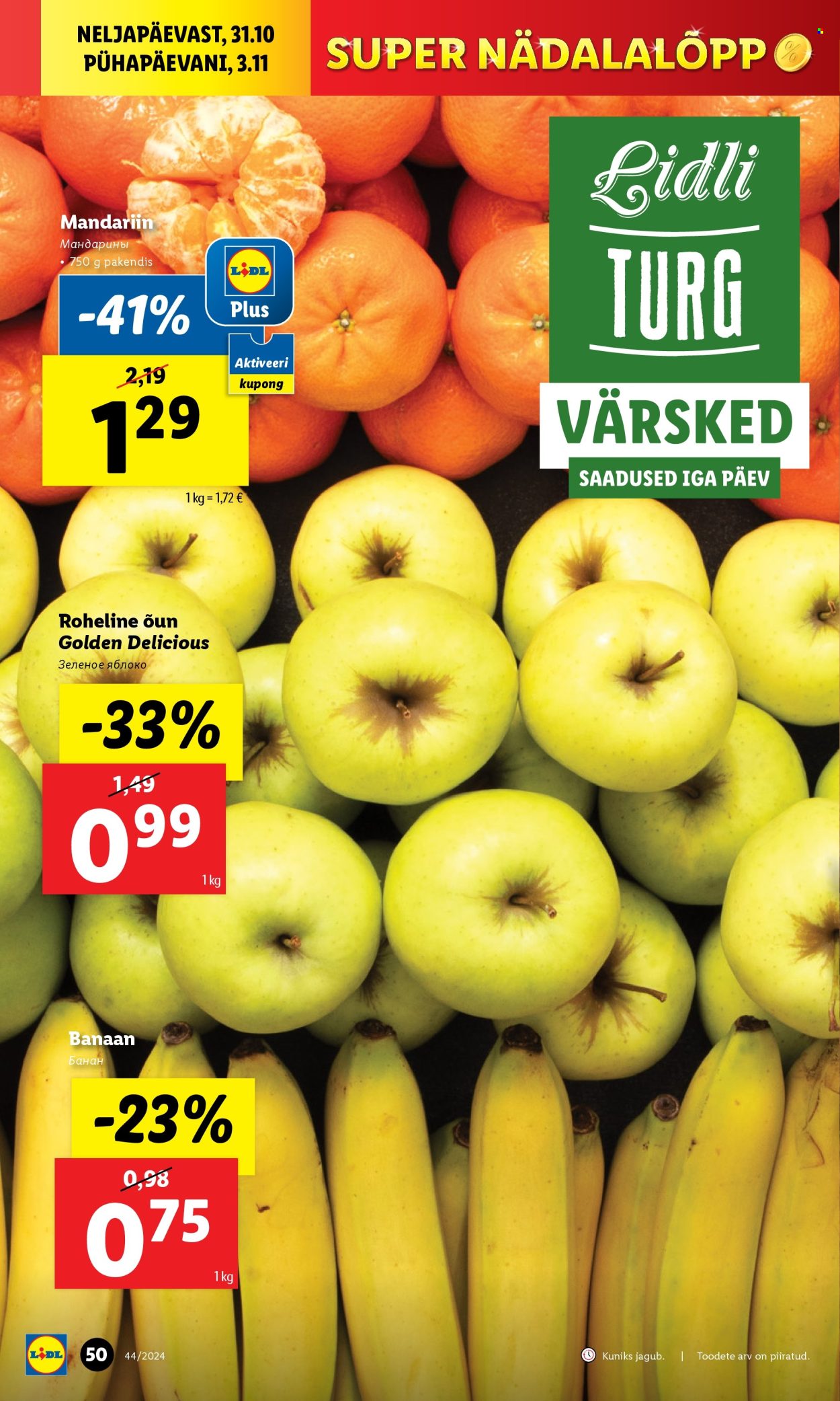 lidl - Lidl kliendileht - Kliendileht (28.10 - 3.11.2024) - page: 50